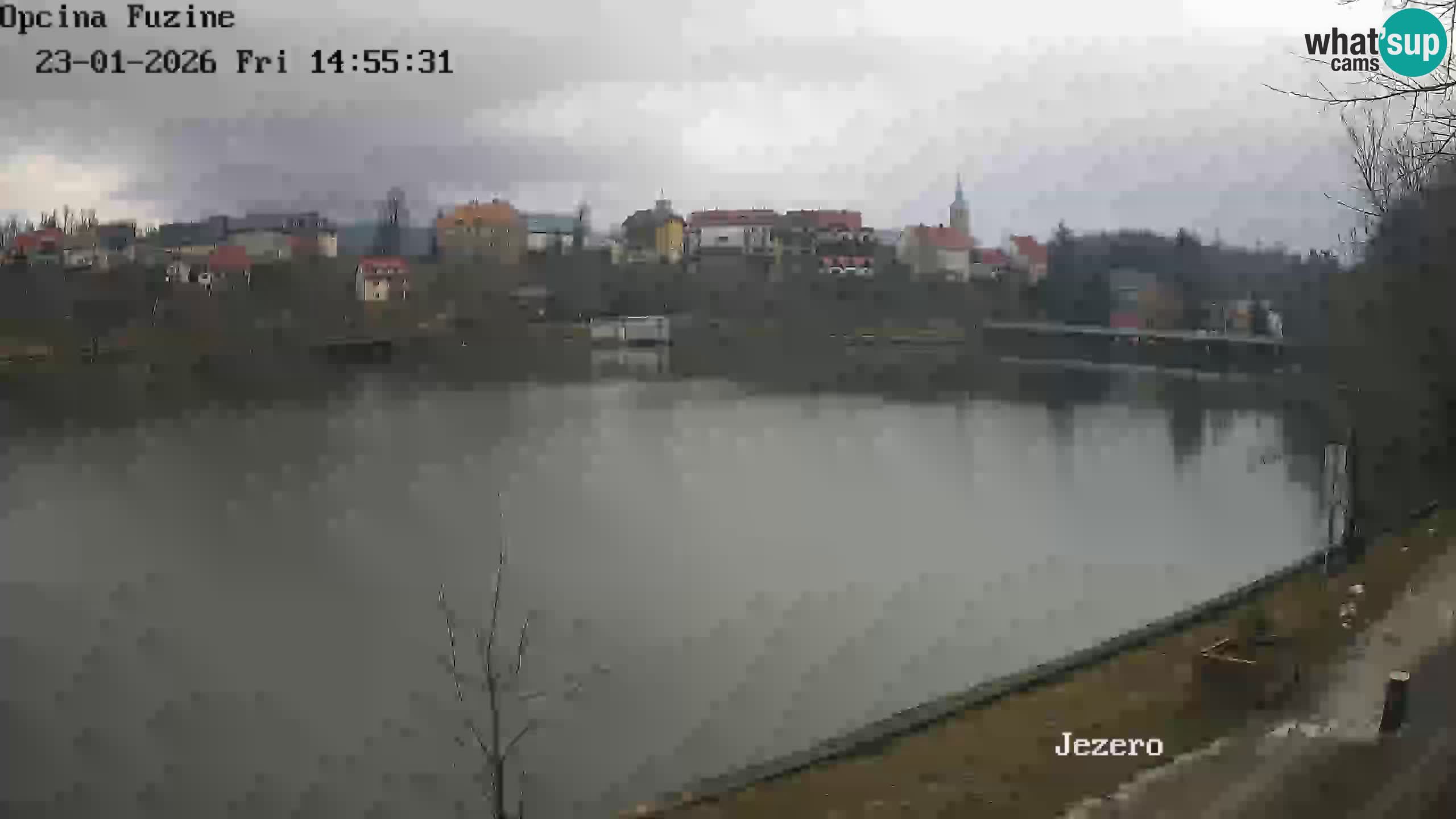 Bajersko Jezero web kamera Fužine