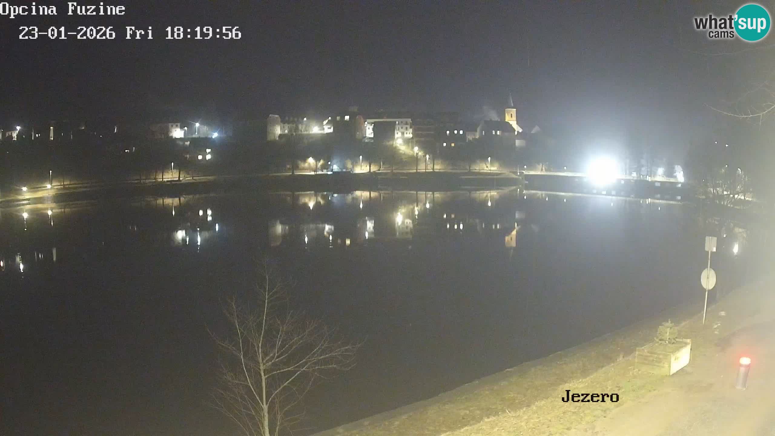 Bajersko Jezero web kamera Fužine