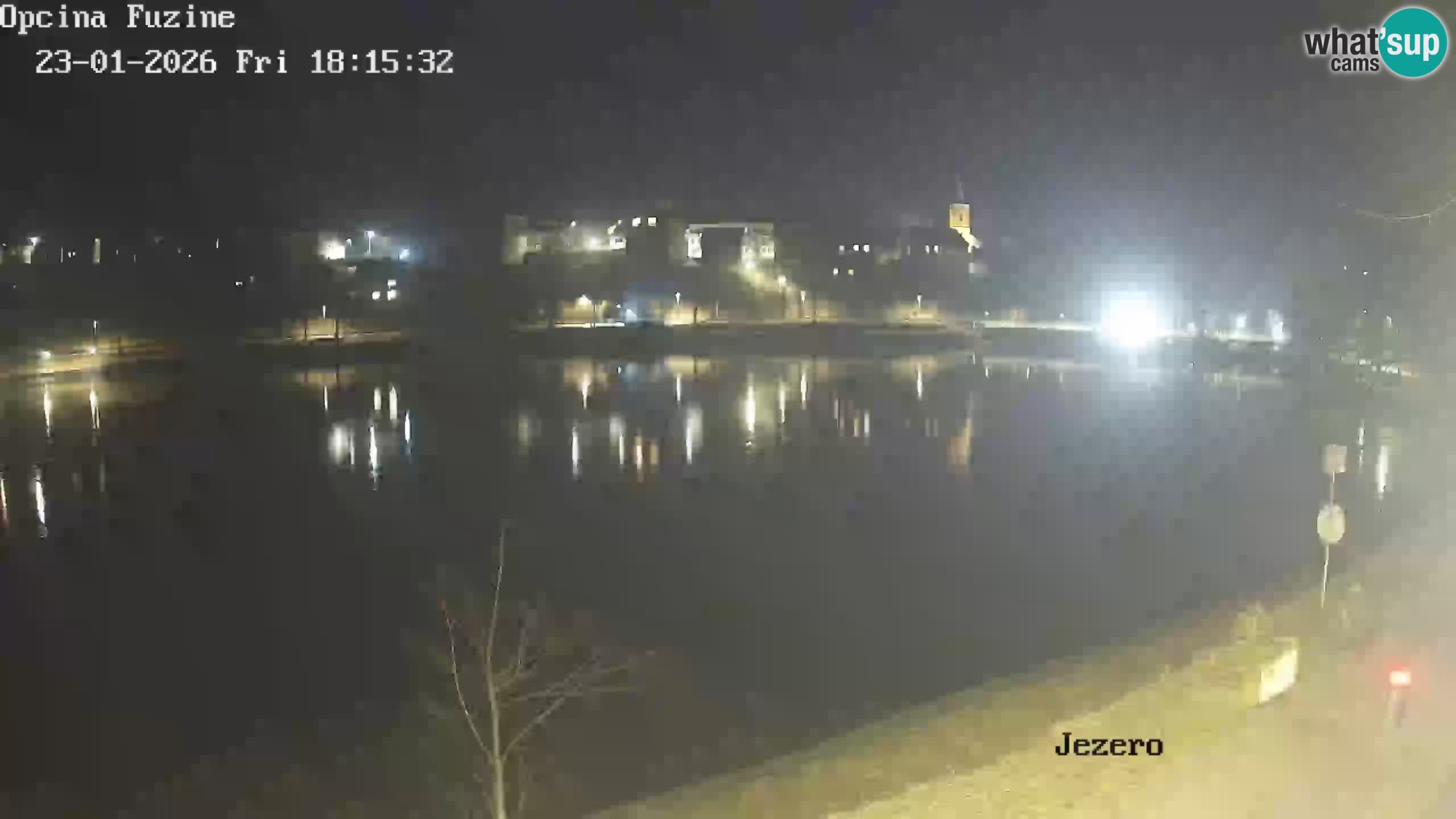 Bajersko Jezero web kamera Fužine