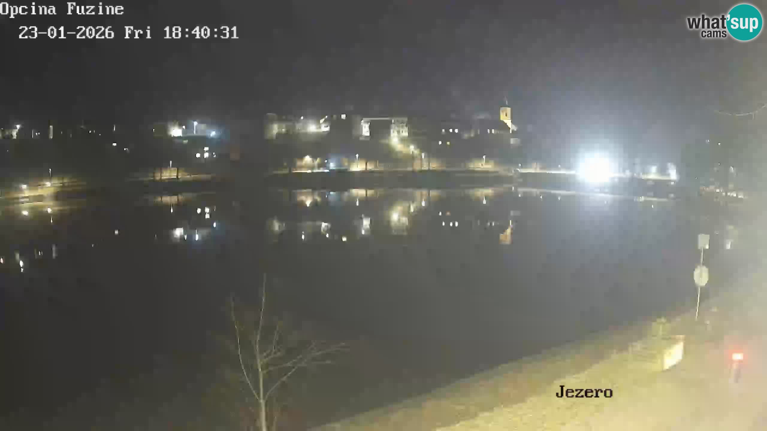 Bajersko Jezero web kamera Fužine