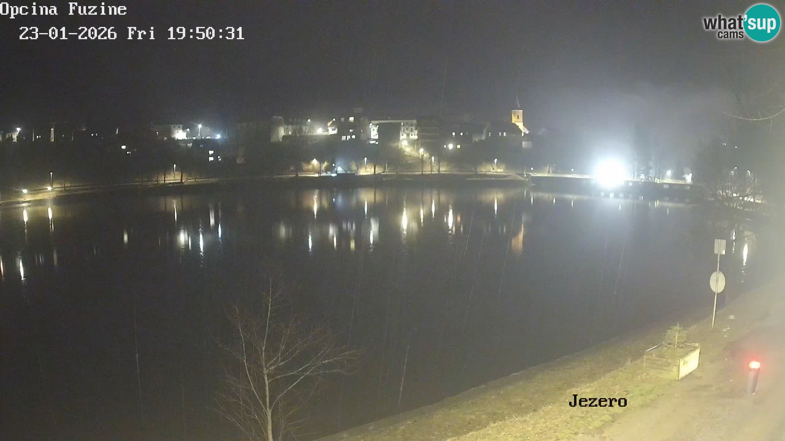 Bajersko Jezero web kamera Fužine