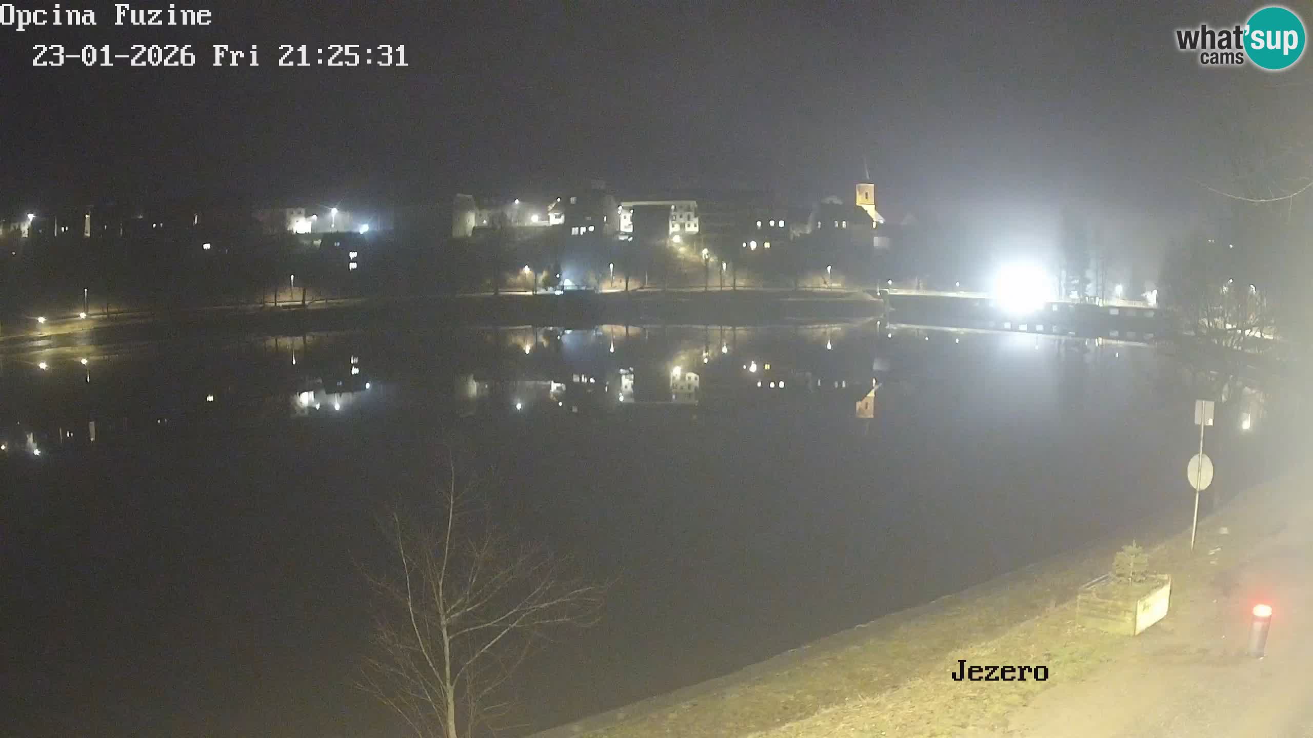 Bajersko Jezero web kamera Fužine