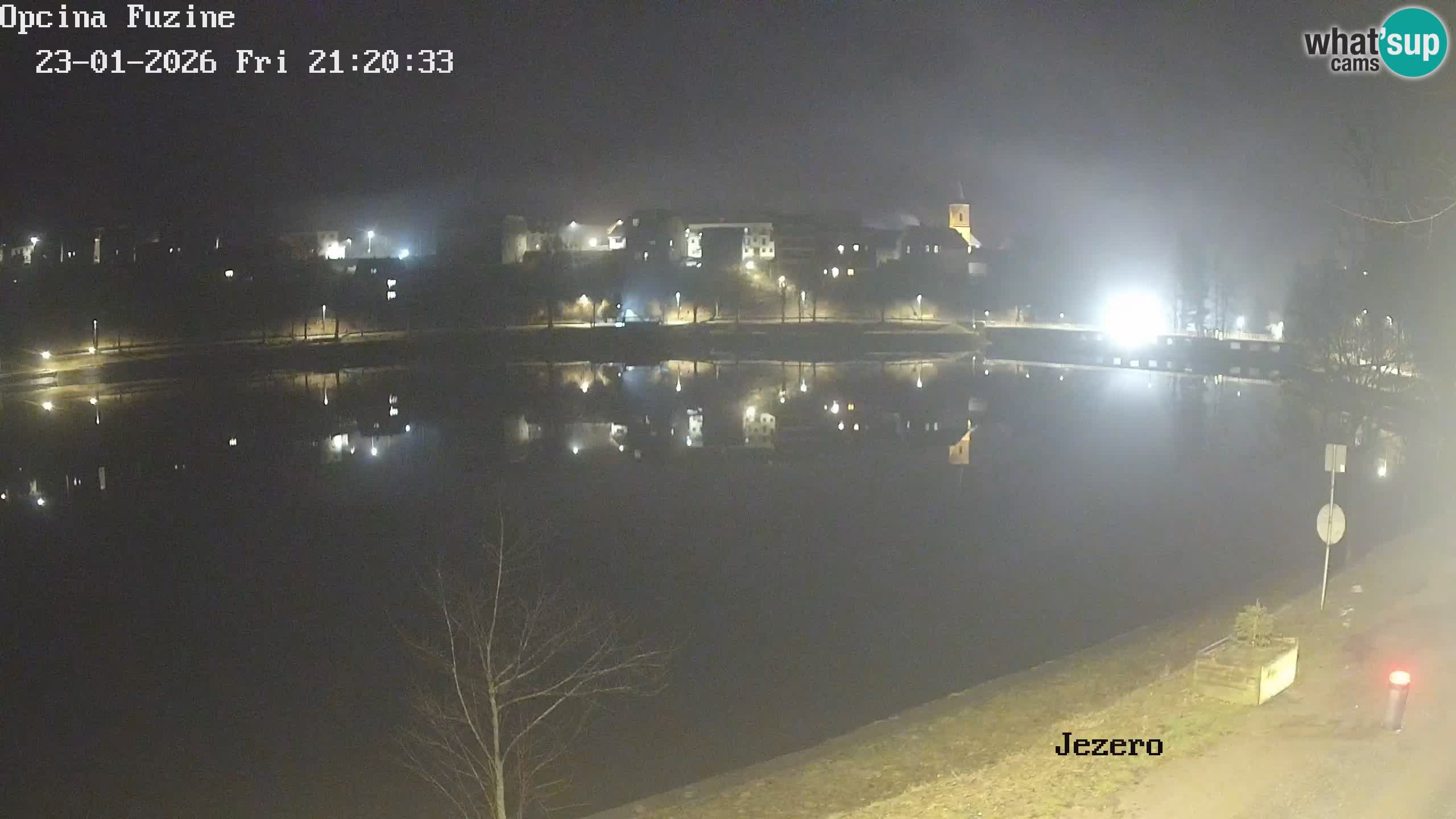 Bajersko Jezero web kamera Fužine