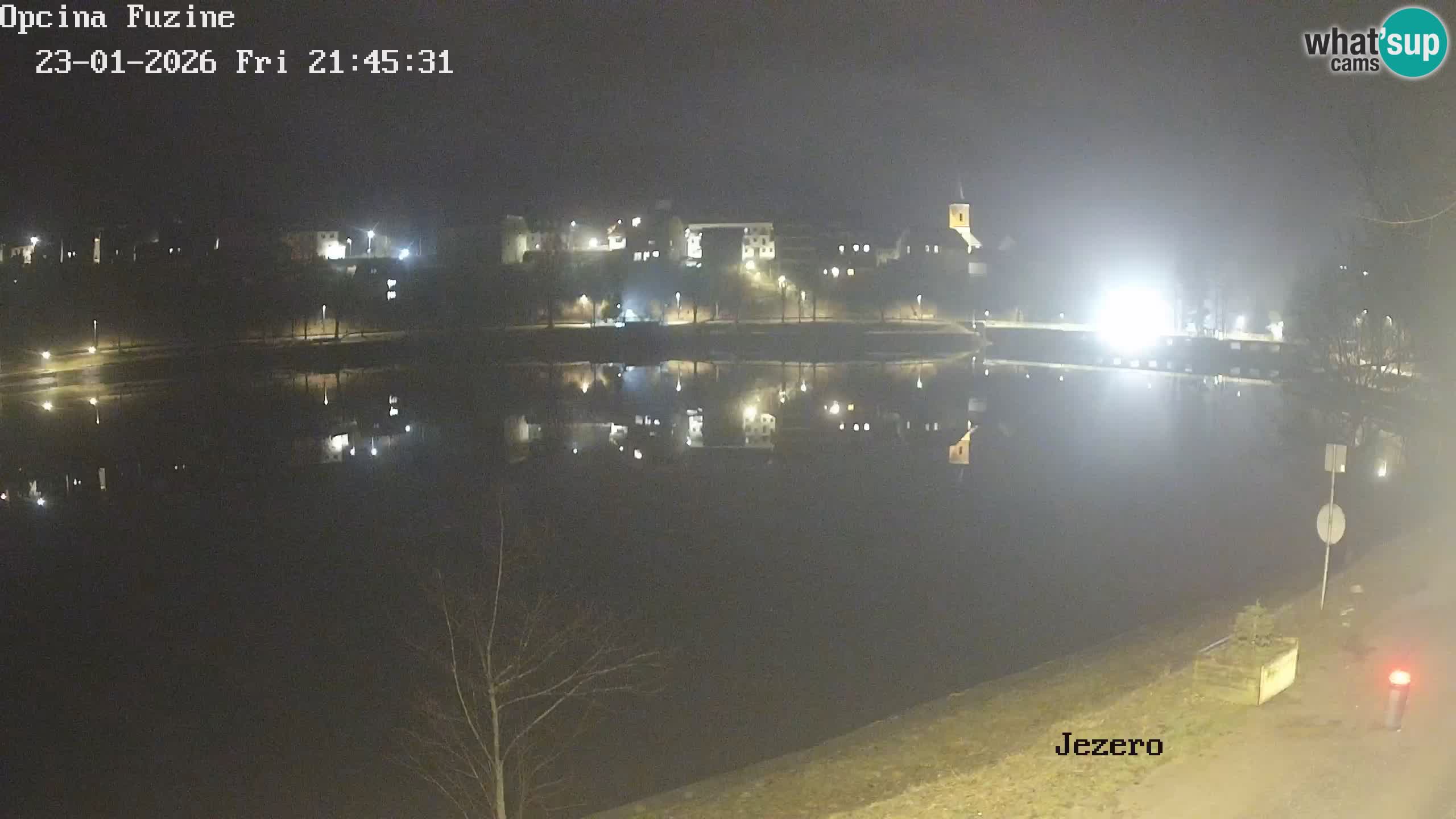 Bajersko Jezero web kamera Fužine