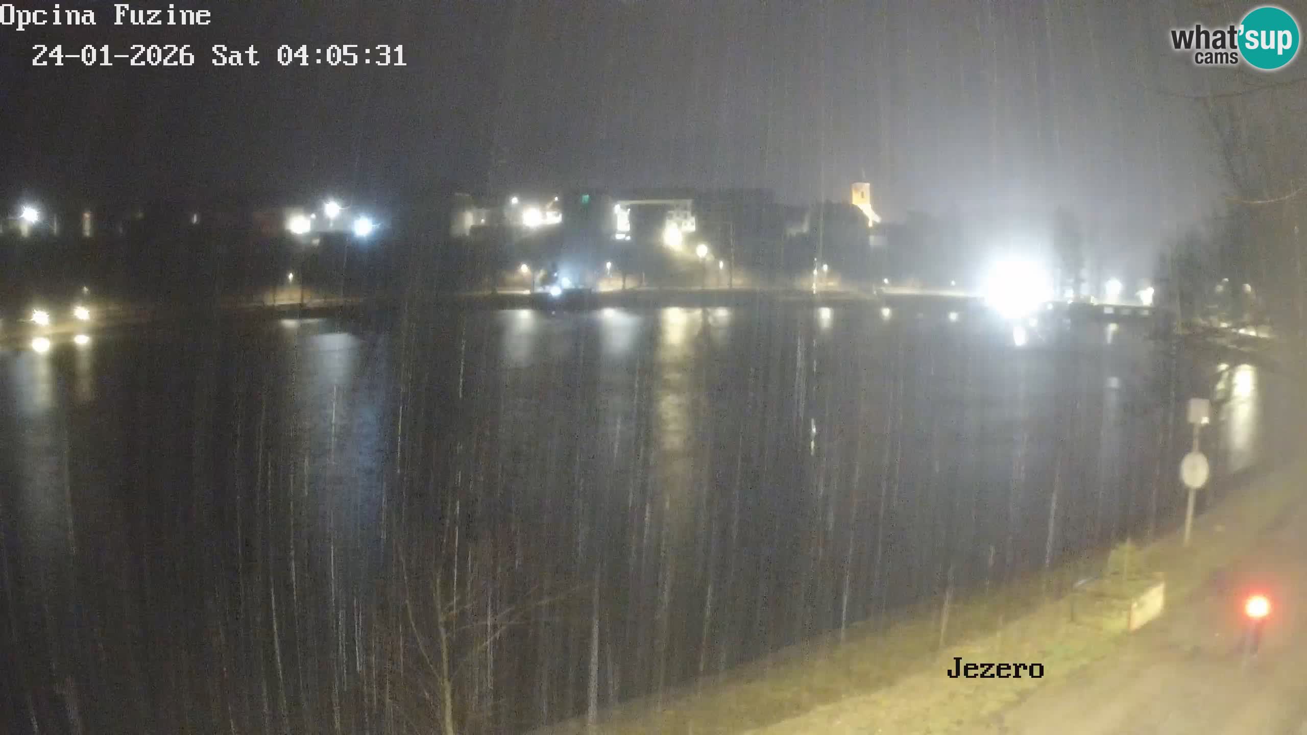 Bajersko Jezero web kamera Fužine