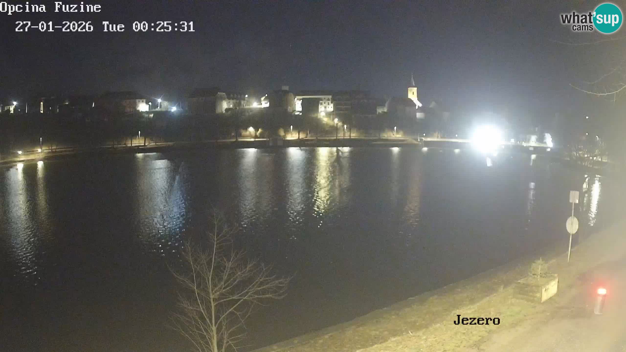 Bajersko Jezero web kamera Fužine