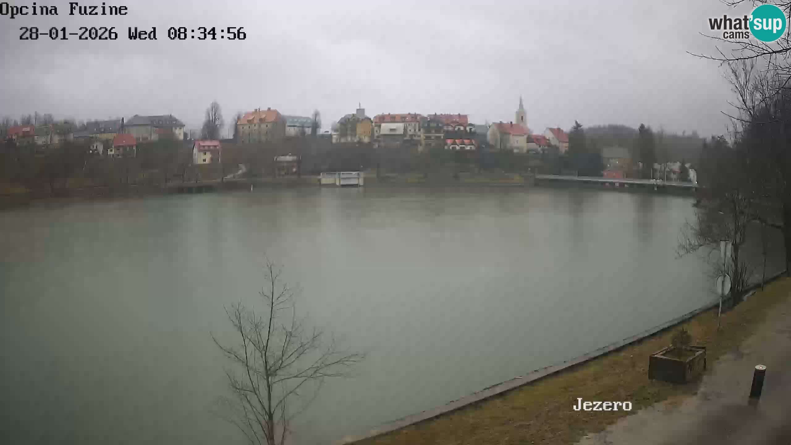 Bajersko Jezero web kamera Fužine