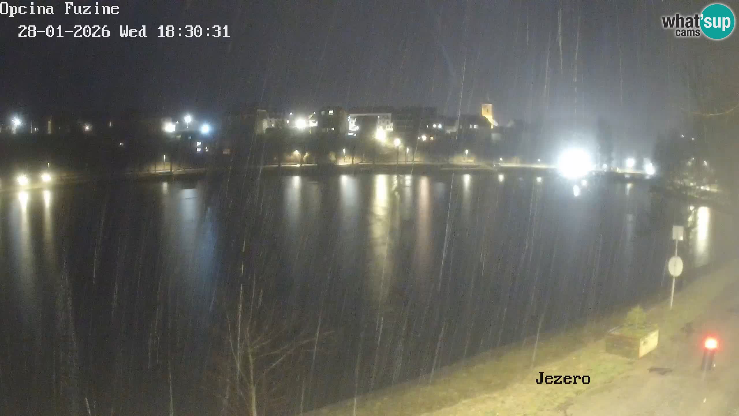 Bajersko Jezero web kamera Fužine