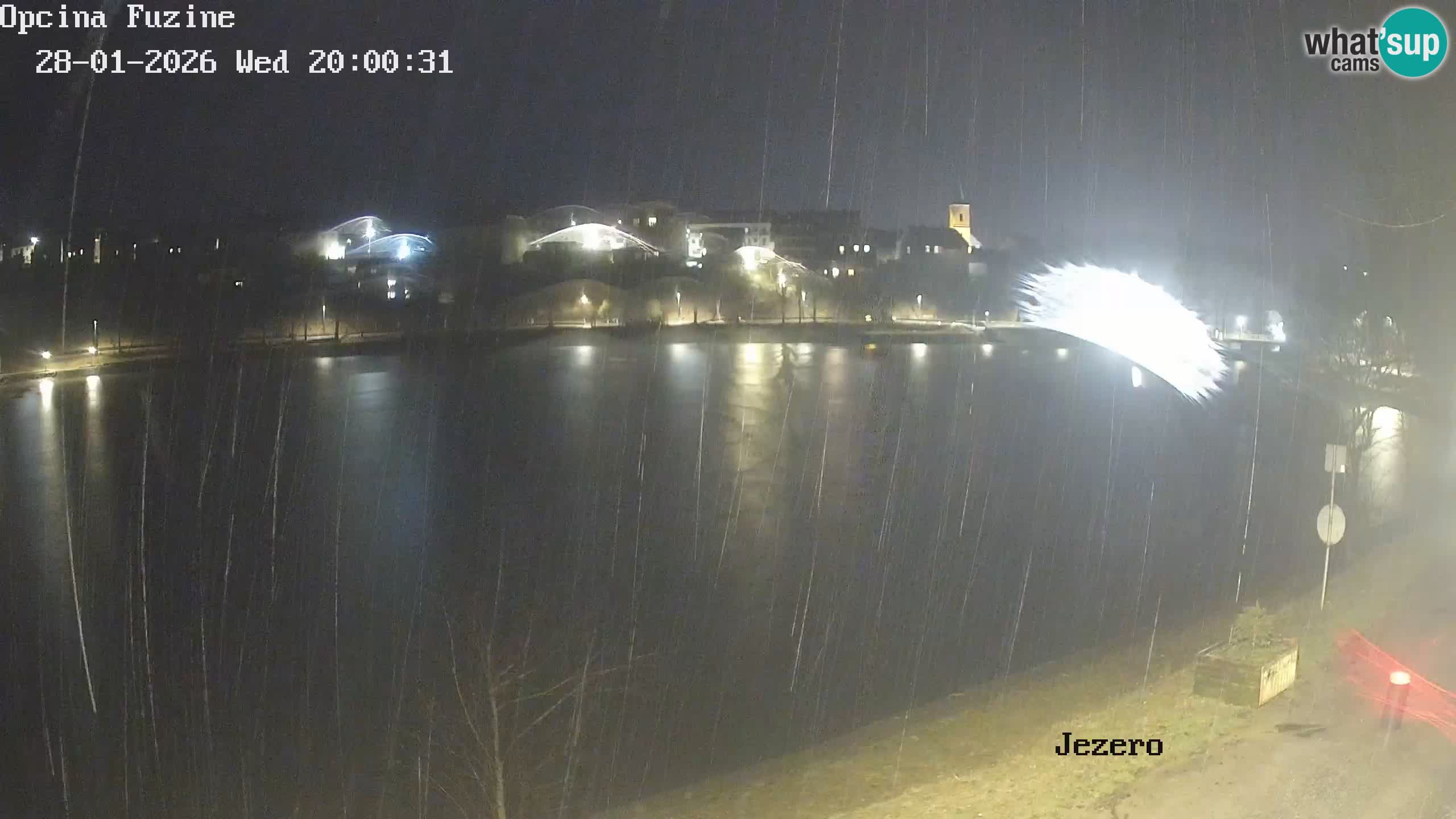 Bajersko Jezero web kamera Fužine