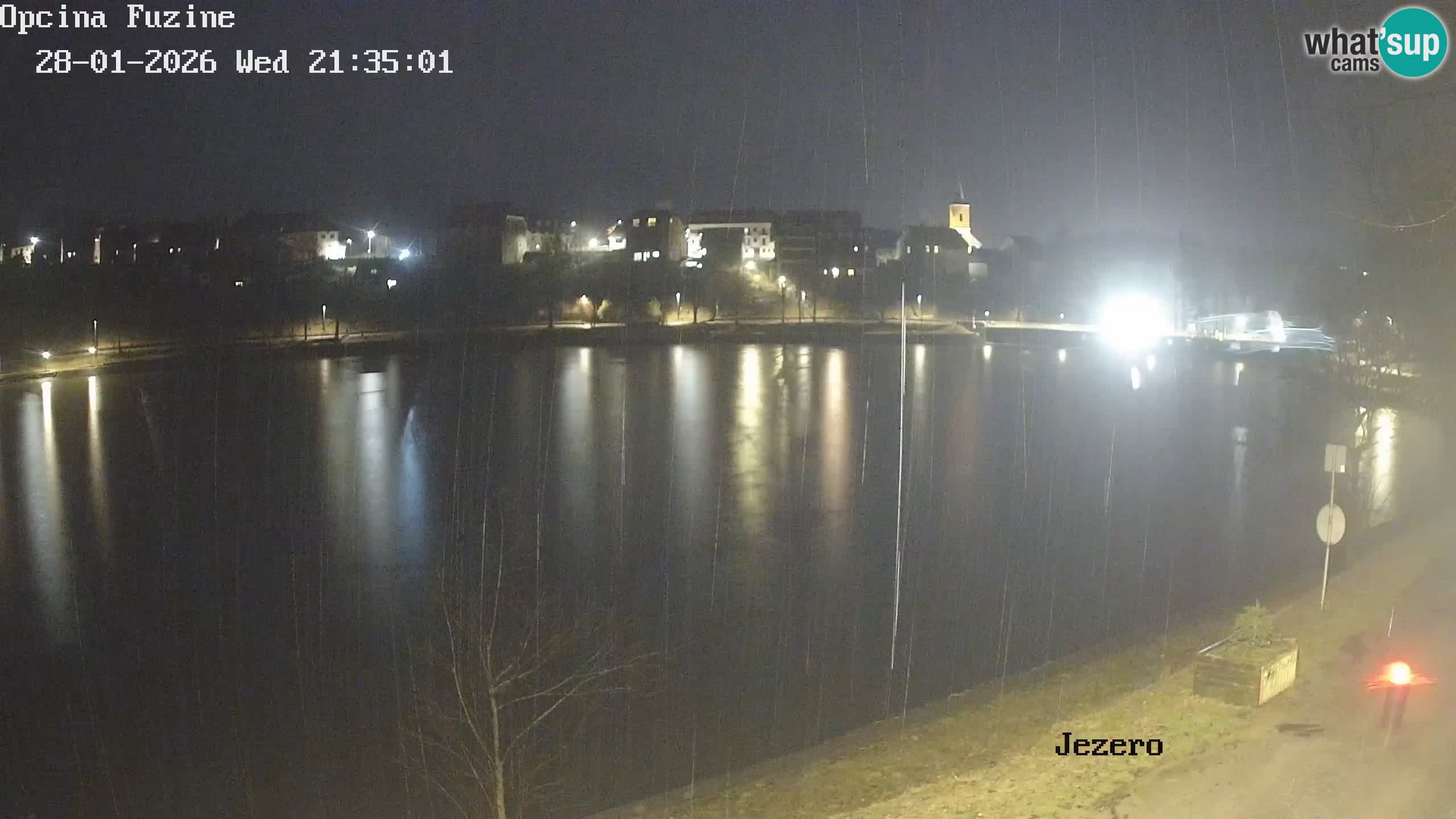 Bajersko Jezero web kamera Fužine