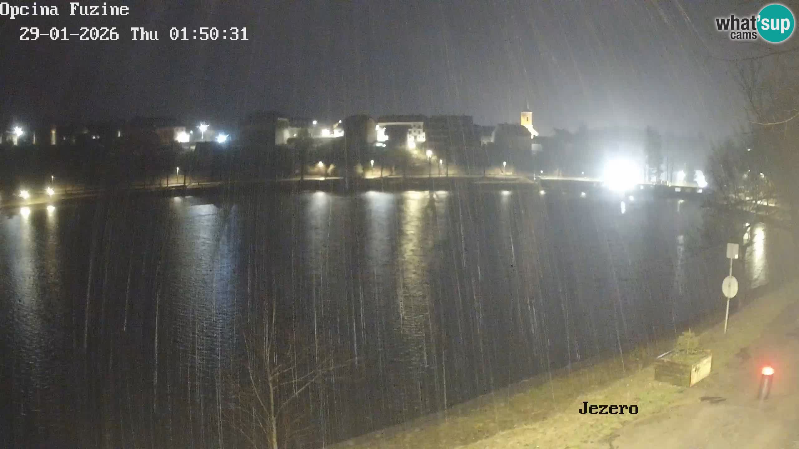 Bajersko Jezero web kamera Fužine