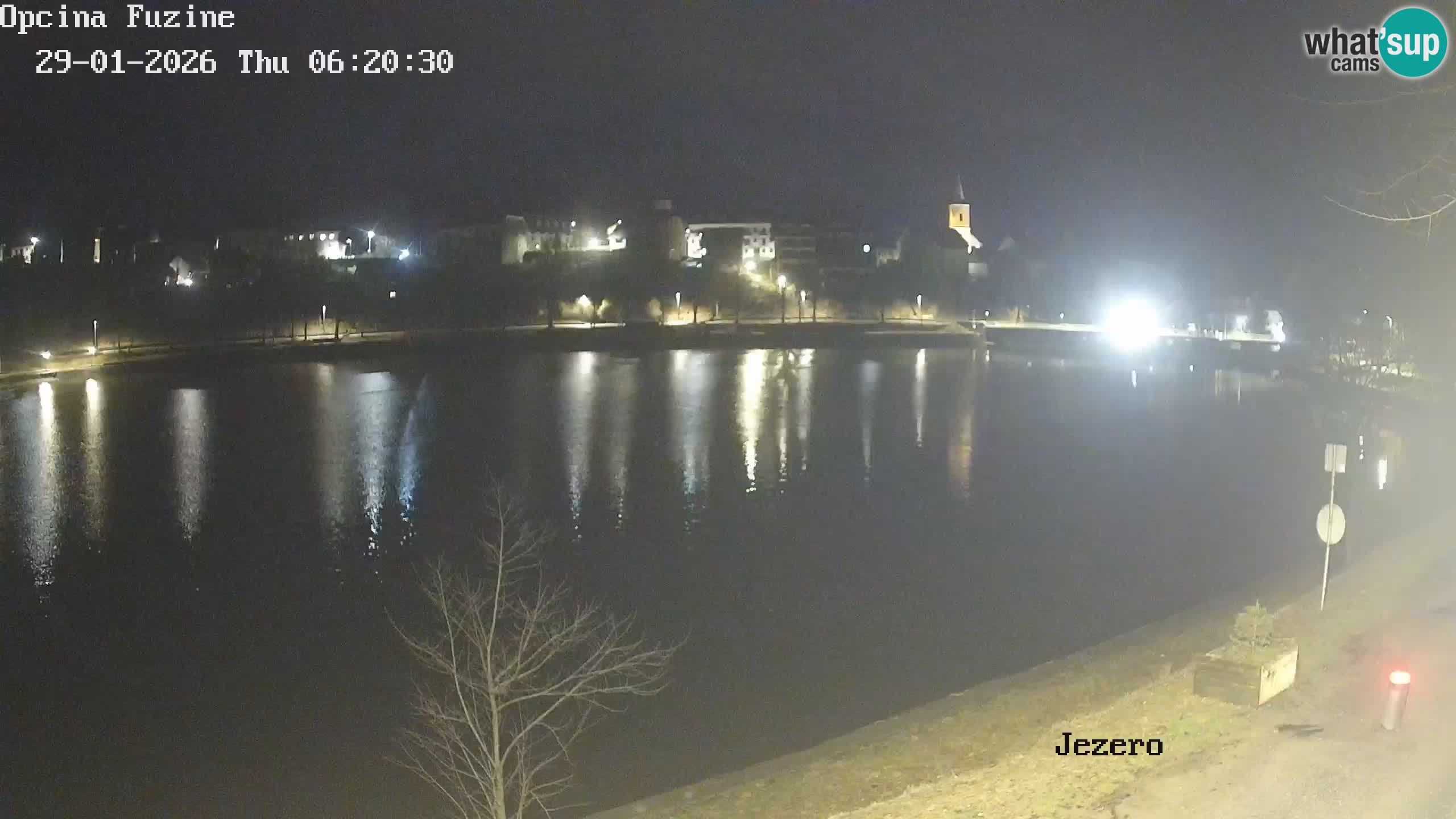 Bajersko Jezero web kamera Fužine