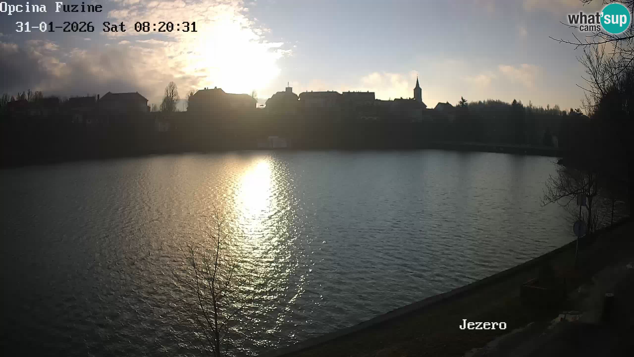 Bajersko Jezero web kamera Fužine