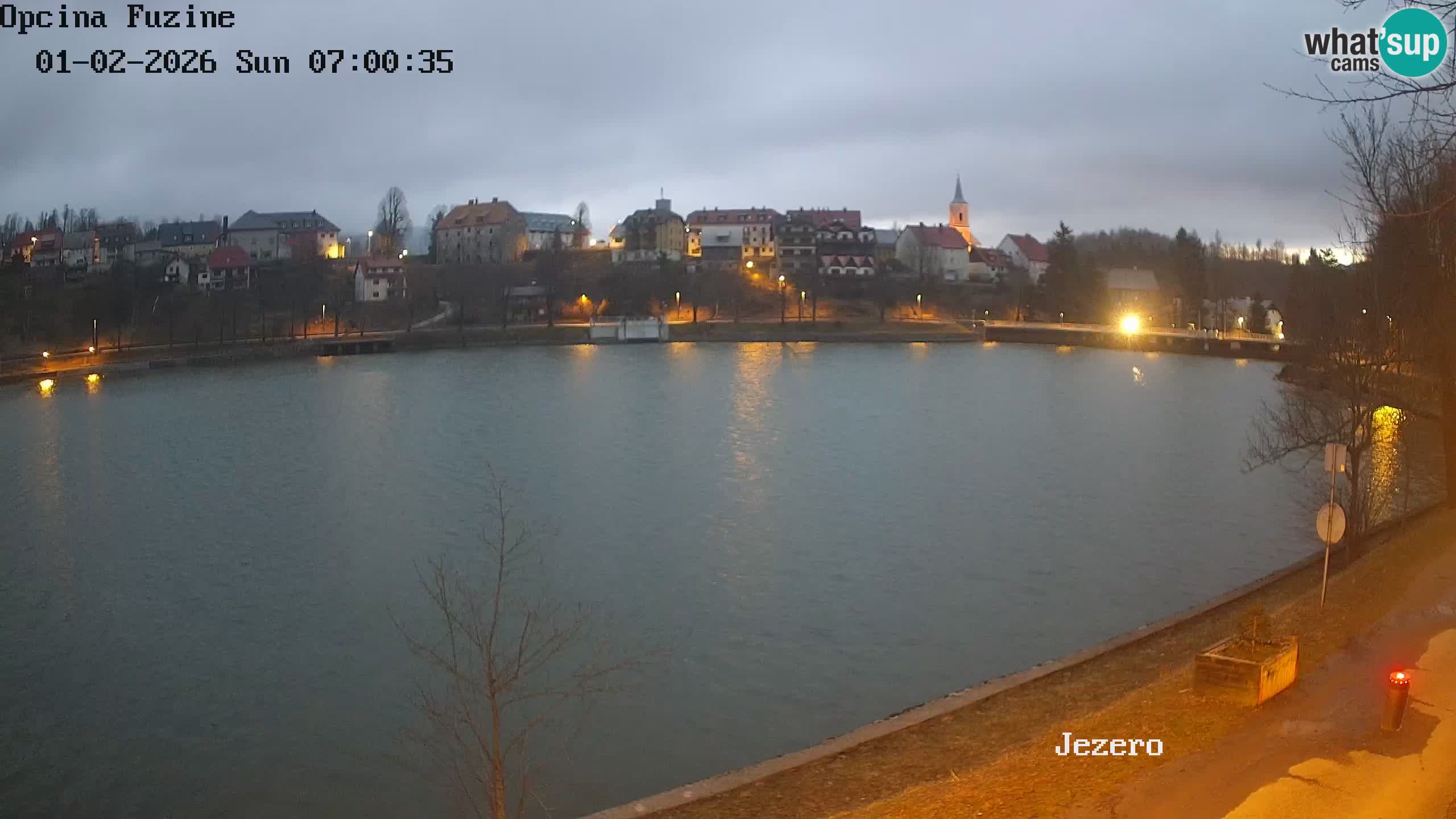 Bajersko Jezero web kamera Fužine