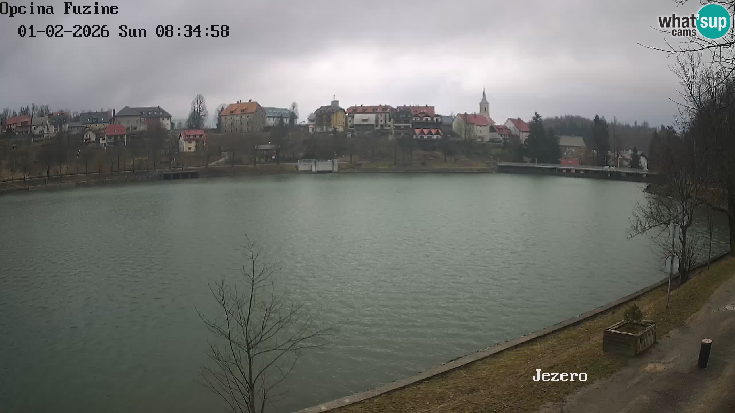 Bajersko Jezero web kamera Fužine