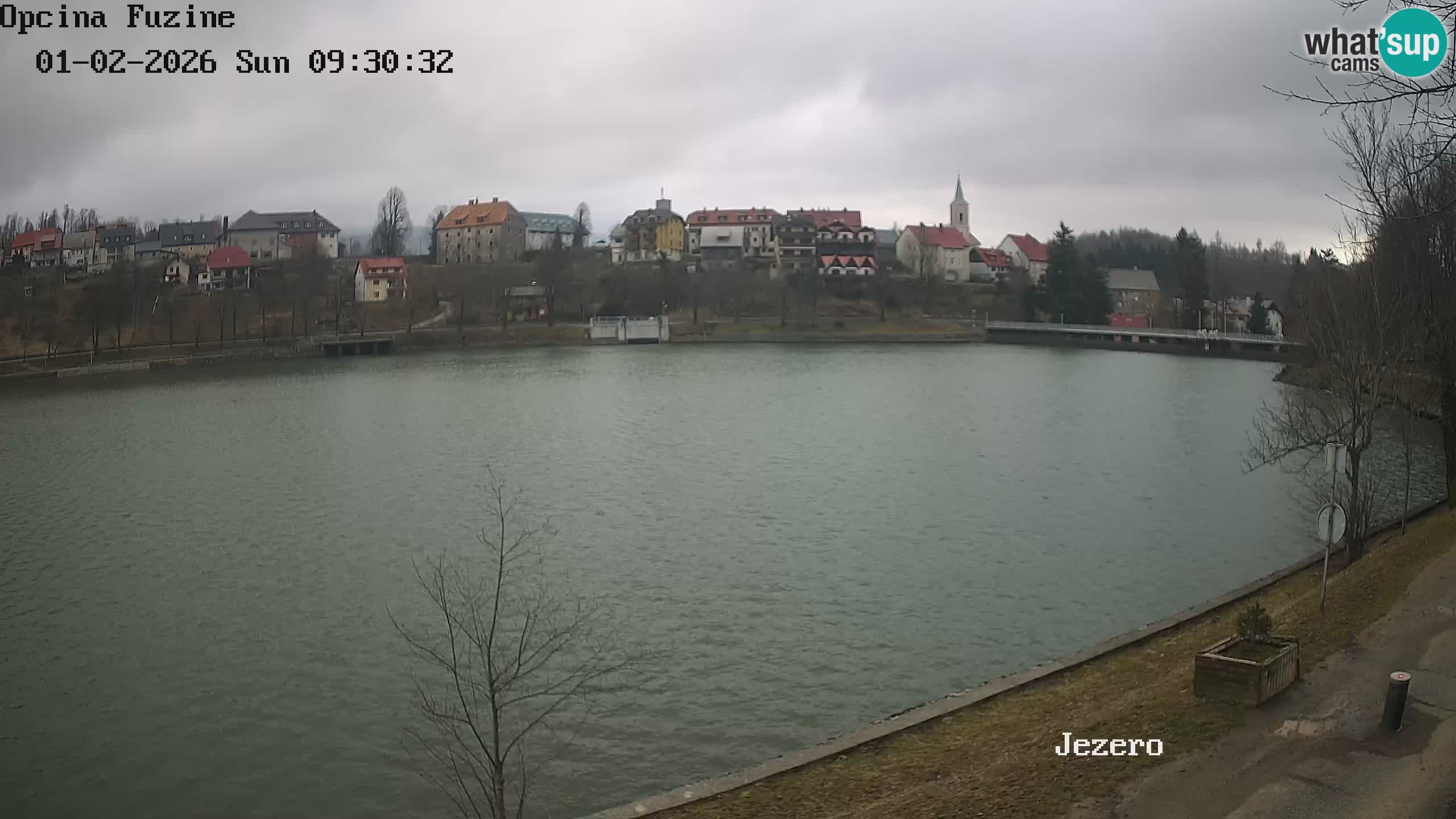 Bajersko Jezero web kamera Fužine