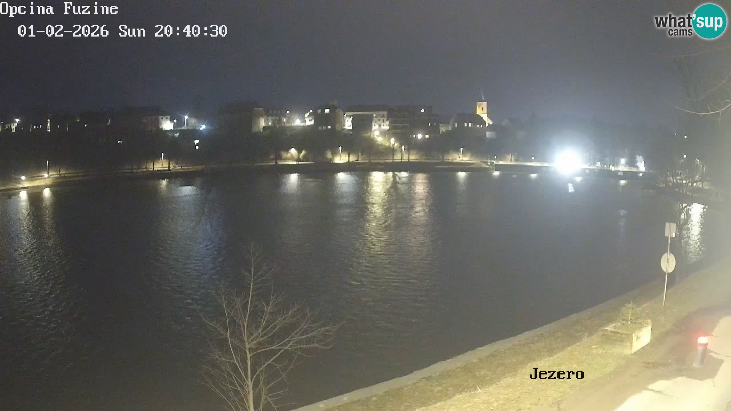 Bajersko Jezero web kamera Fužine