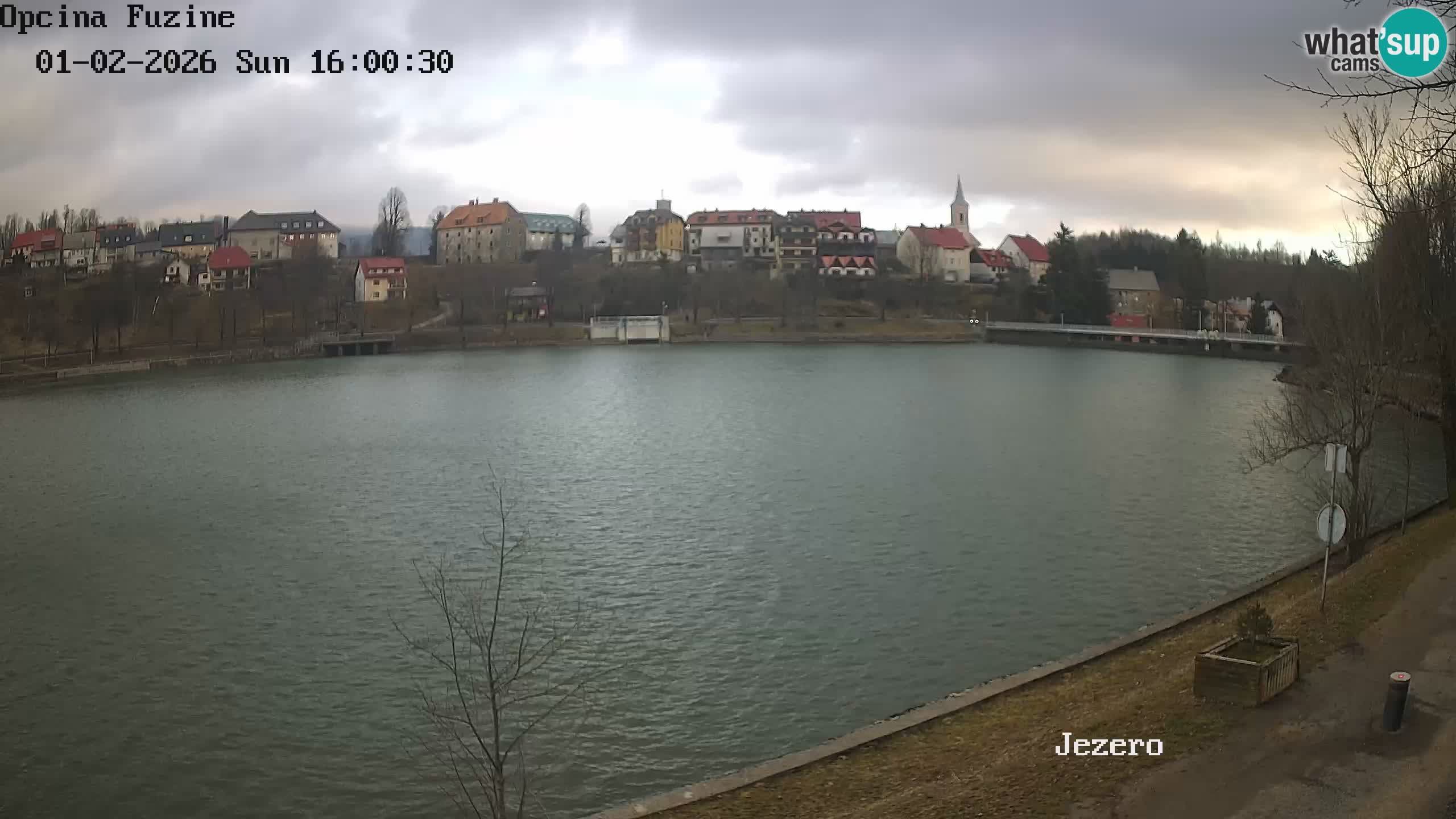 Bajersko Jezero web kamera Fužine