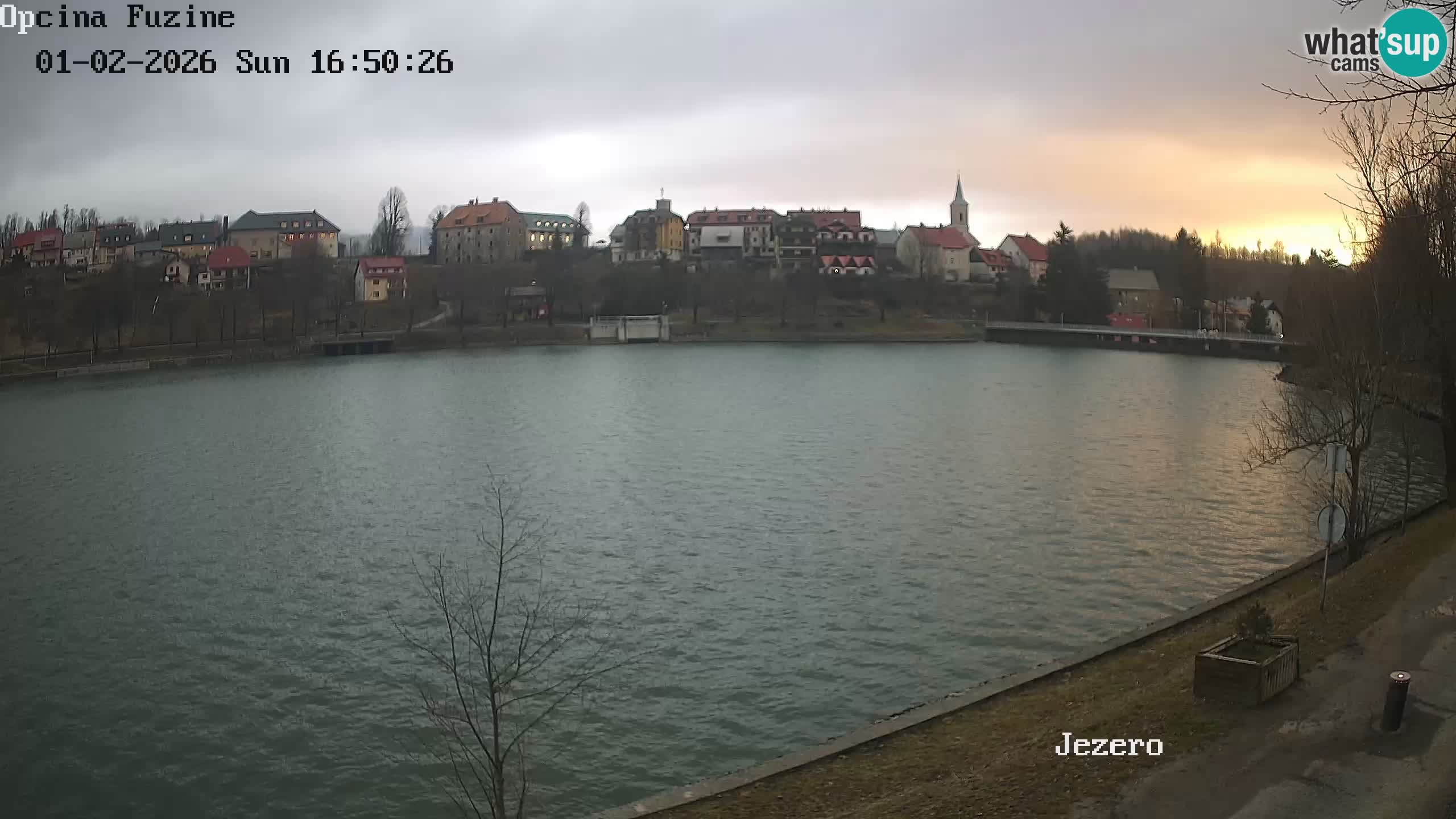 Bajersko Jezero web kamera Fužine