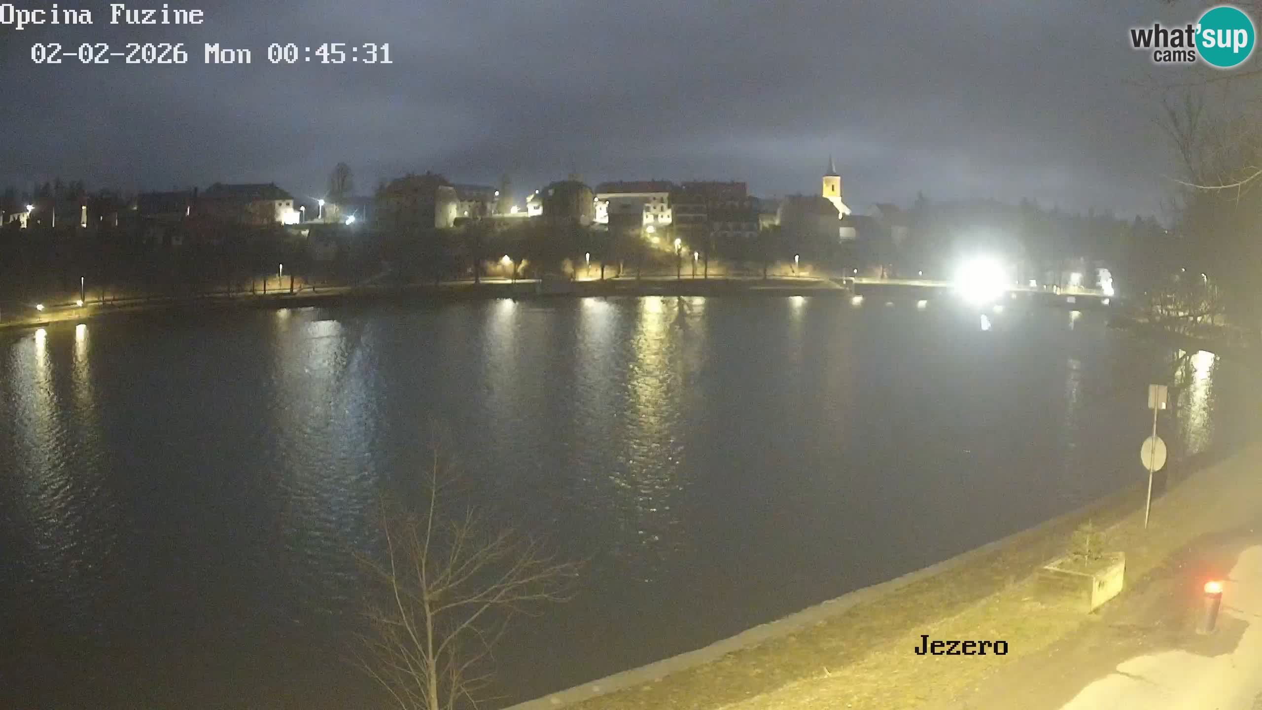 Bajersko Jezero web kamera Fužine