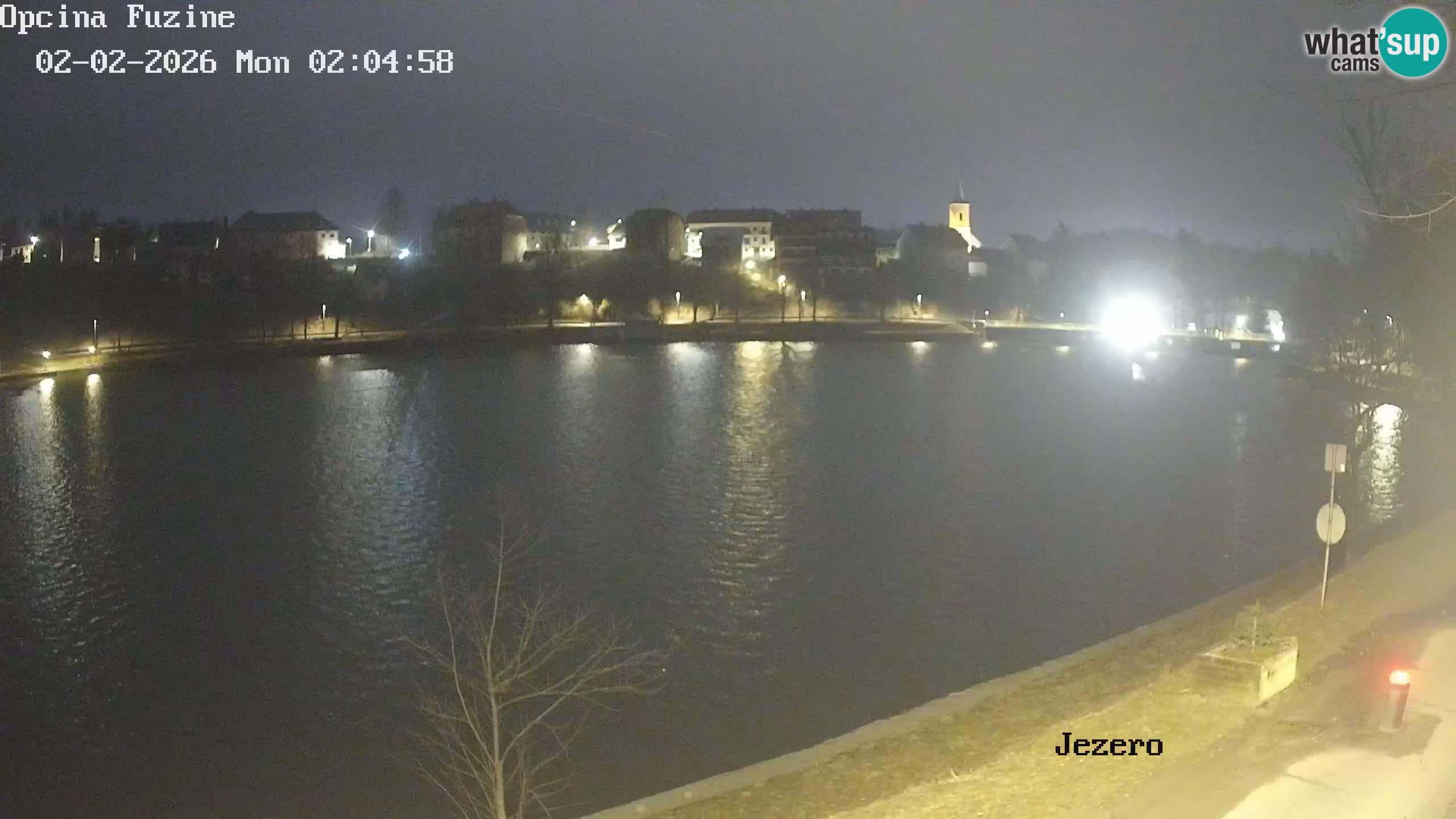 Bajersko Jezero web kamera Fužine