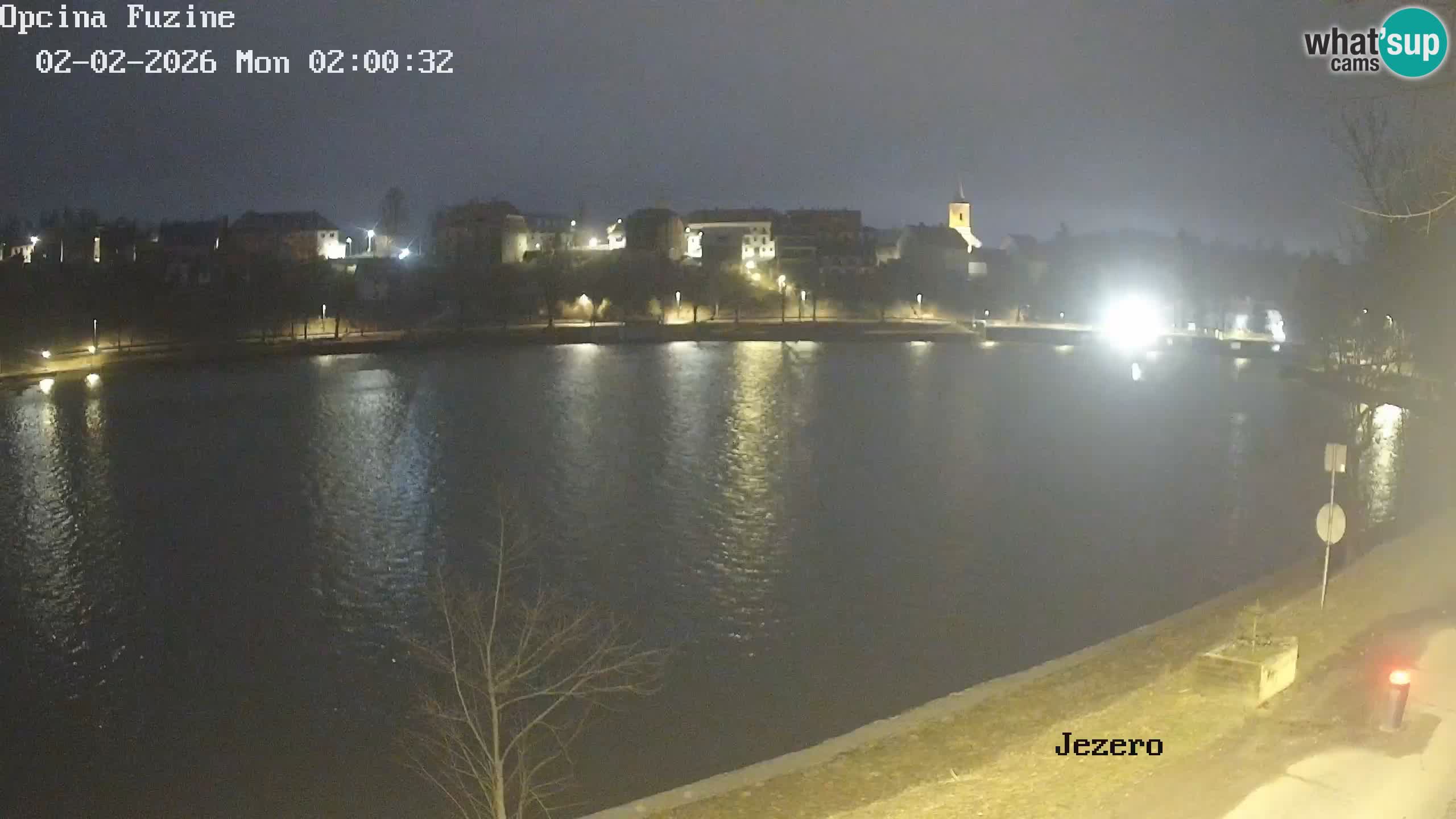 Bajersko Jezero web kamera Fužine