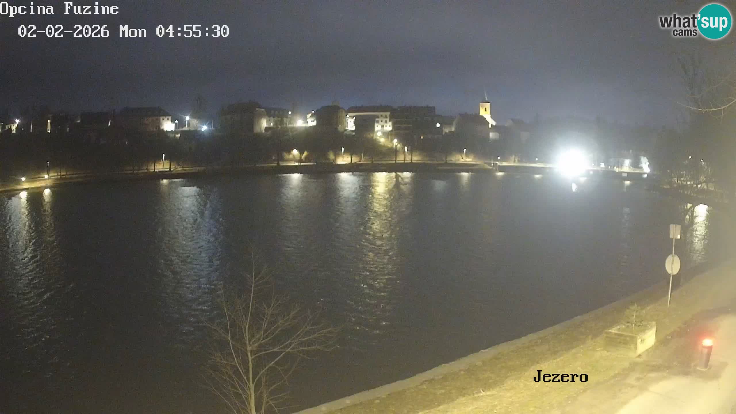 Bajersko Jezero web kamera Fužine