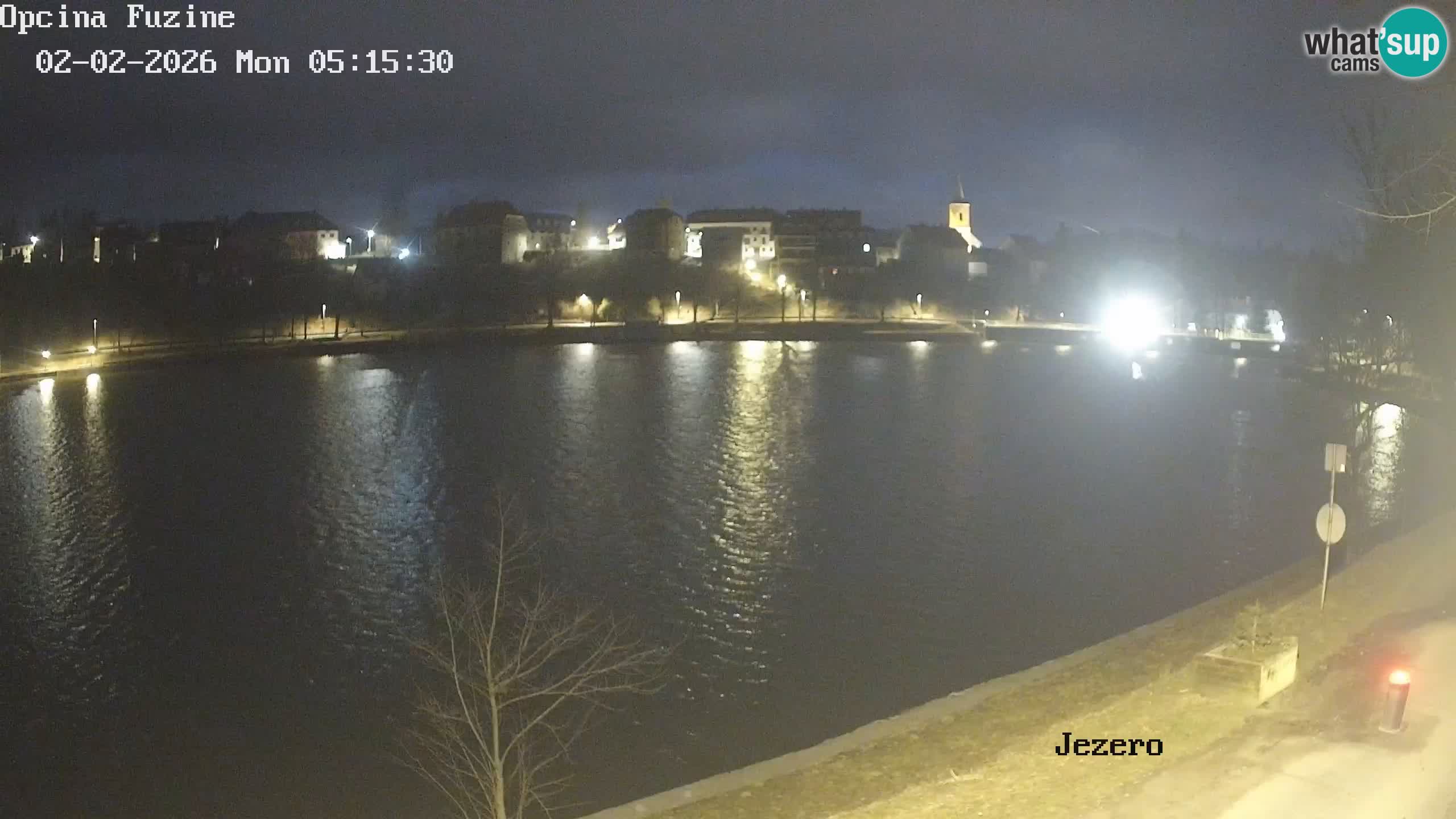 Bajersko Jezero web kamera Fužine