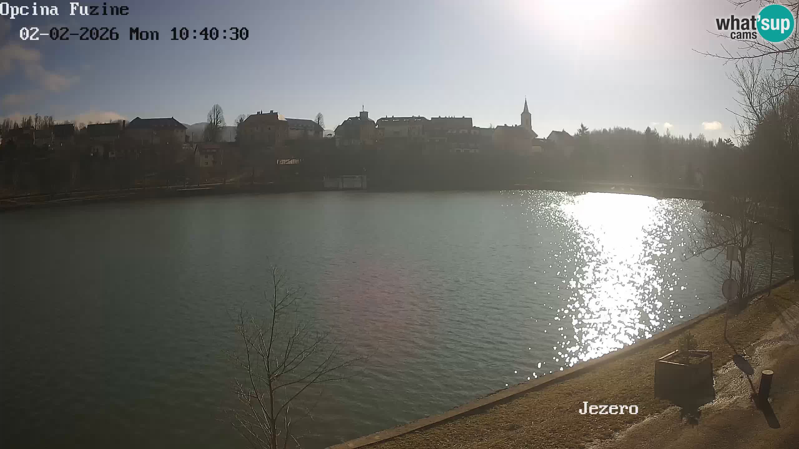 Bajersko Jezero web kamera Fužine