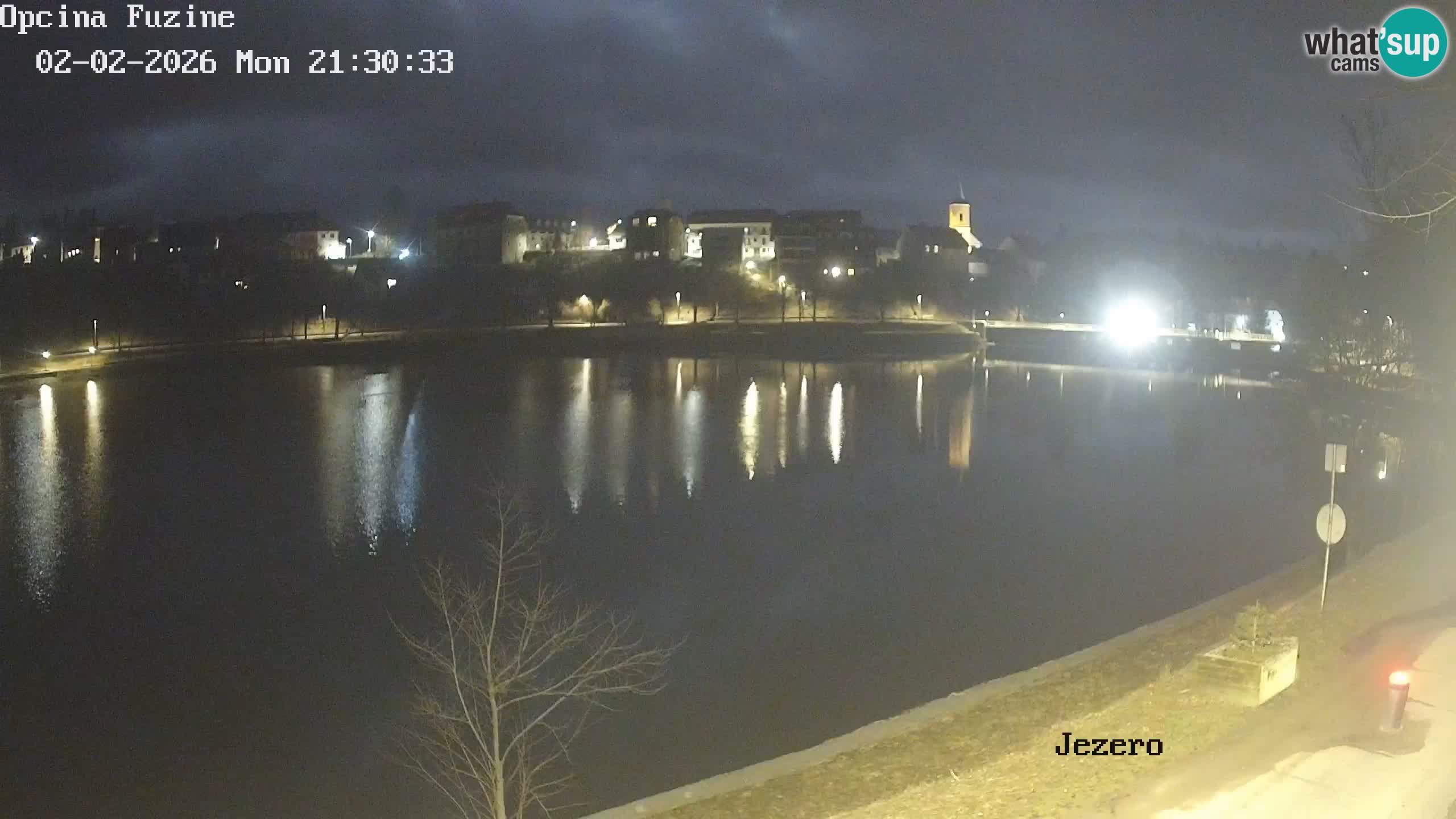 Bajersko Jezero web kamera Fužine