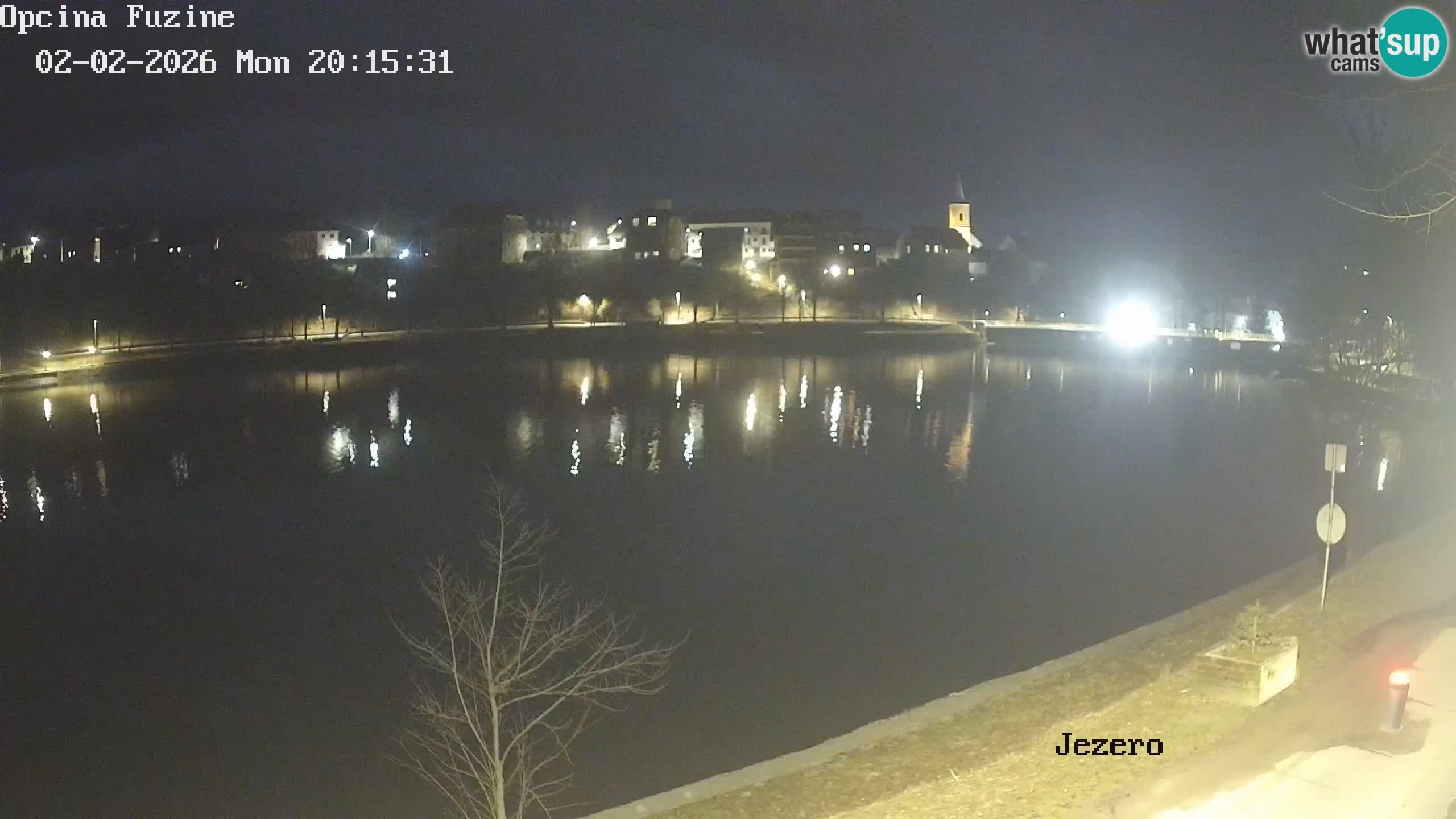 Bajersko Jezero web kamera Fužine