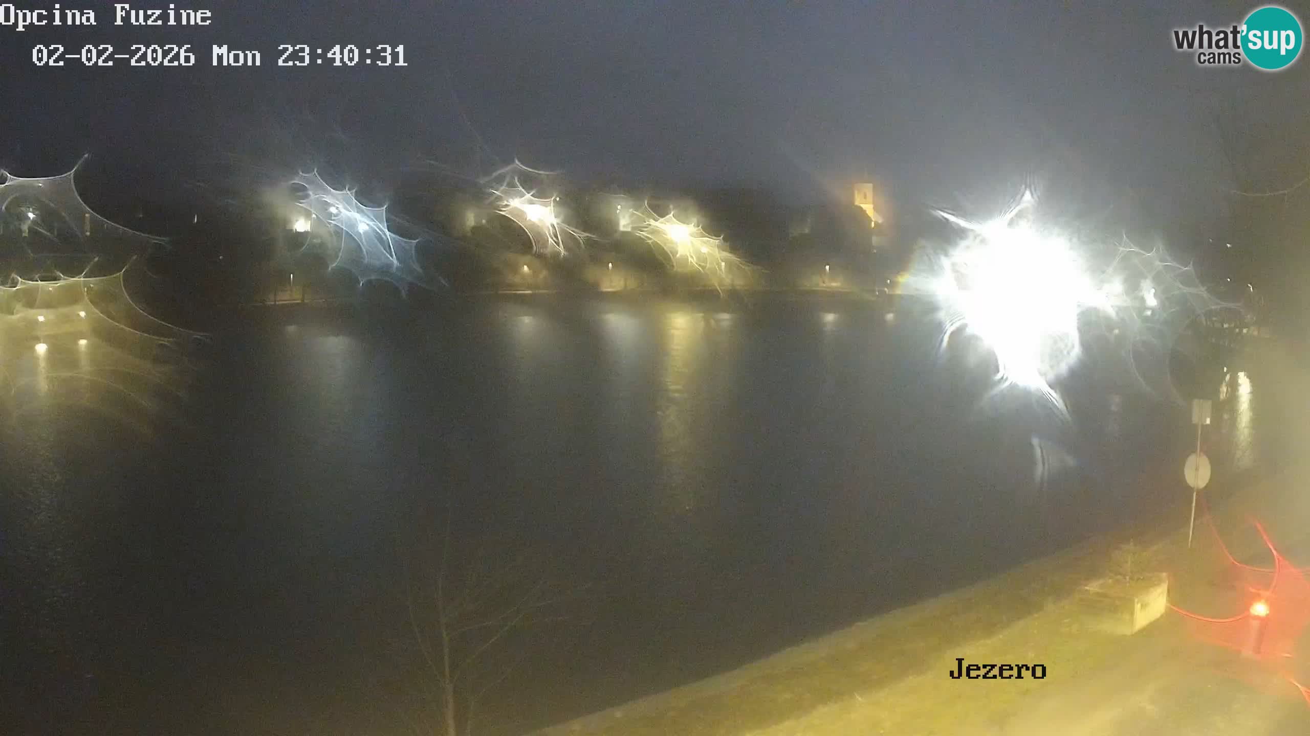 LIVE lago Bajer webcam Bajersko Jezero Fužine
