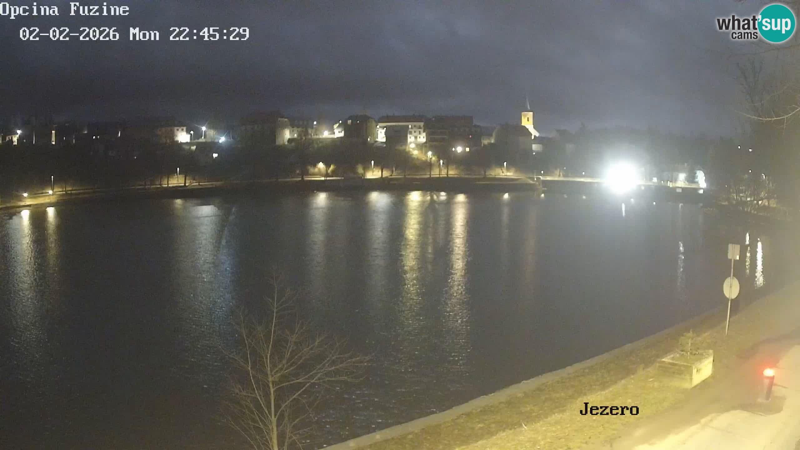 Bajersko Jezero web kamera Fužine