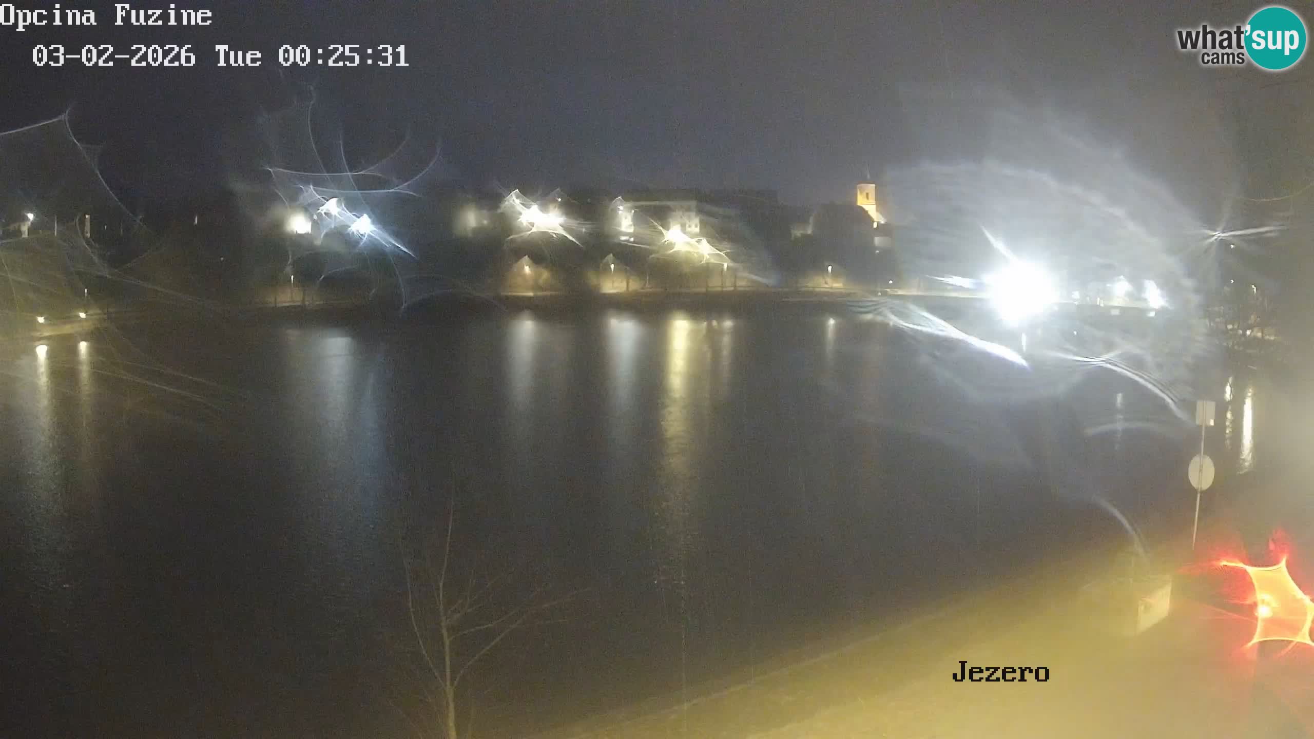 Bajersko Jezero web kamera Fužine