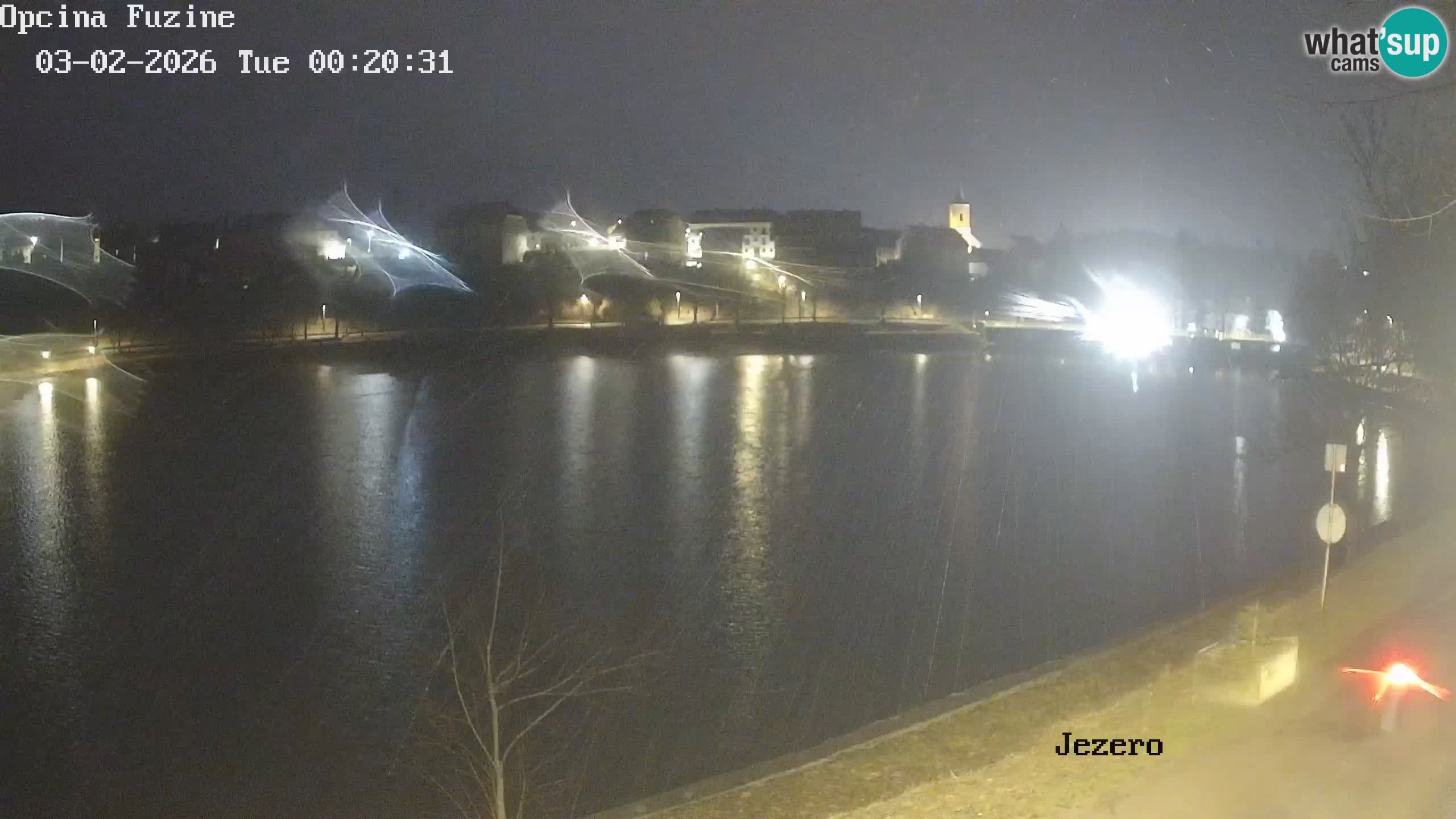 Bajersko Jezero web kamera Fužine