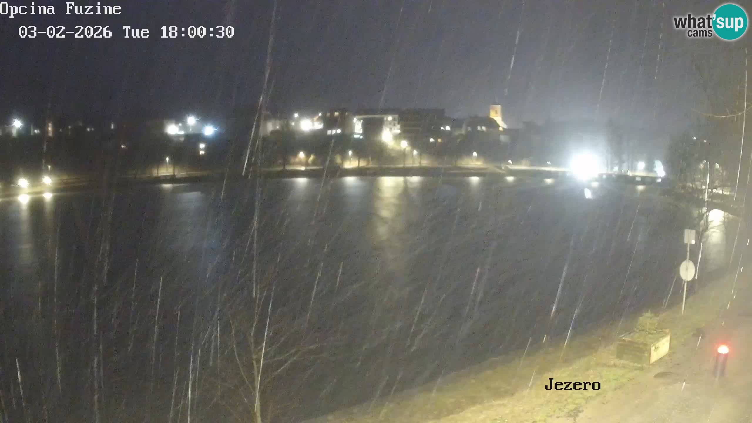 Bajersko Jezero web kamera Fužine