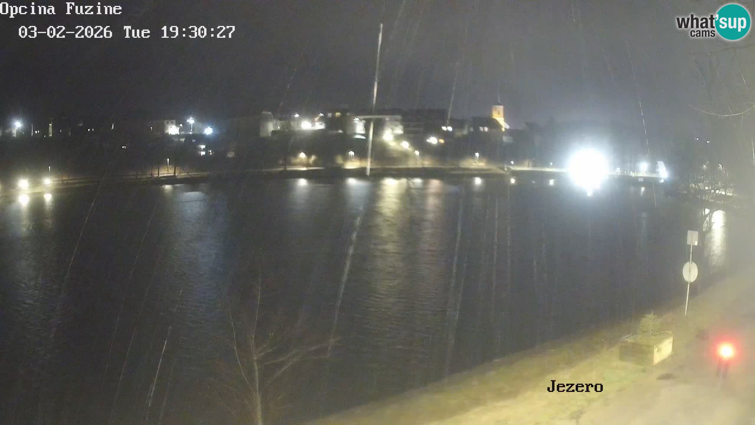 Bajersko Jezero web kamera Fužine