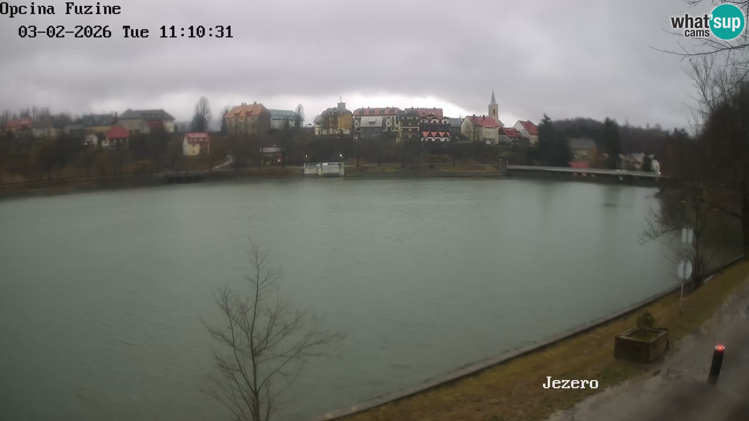 Bajersko Jezero web kamera Fužine