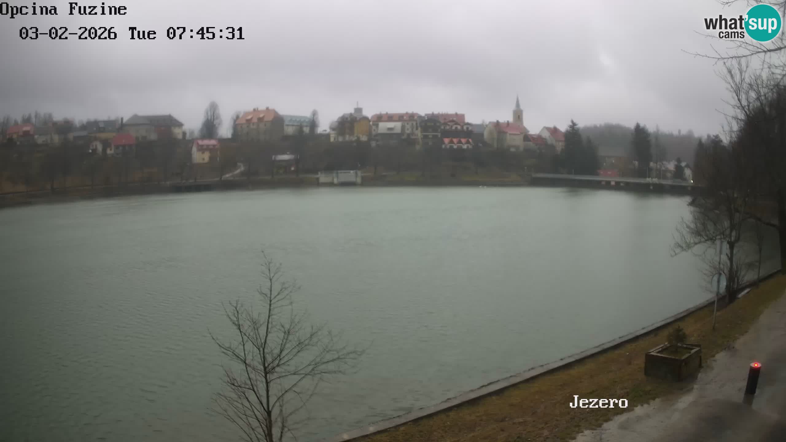 Bajersko Jezero web kamera Fužine