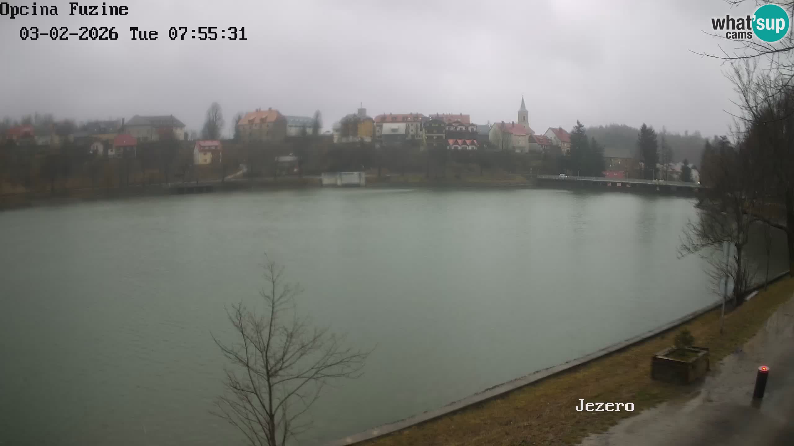 Bajersko Jezero web kamera Fužine