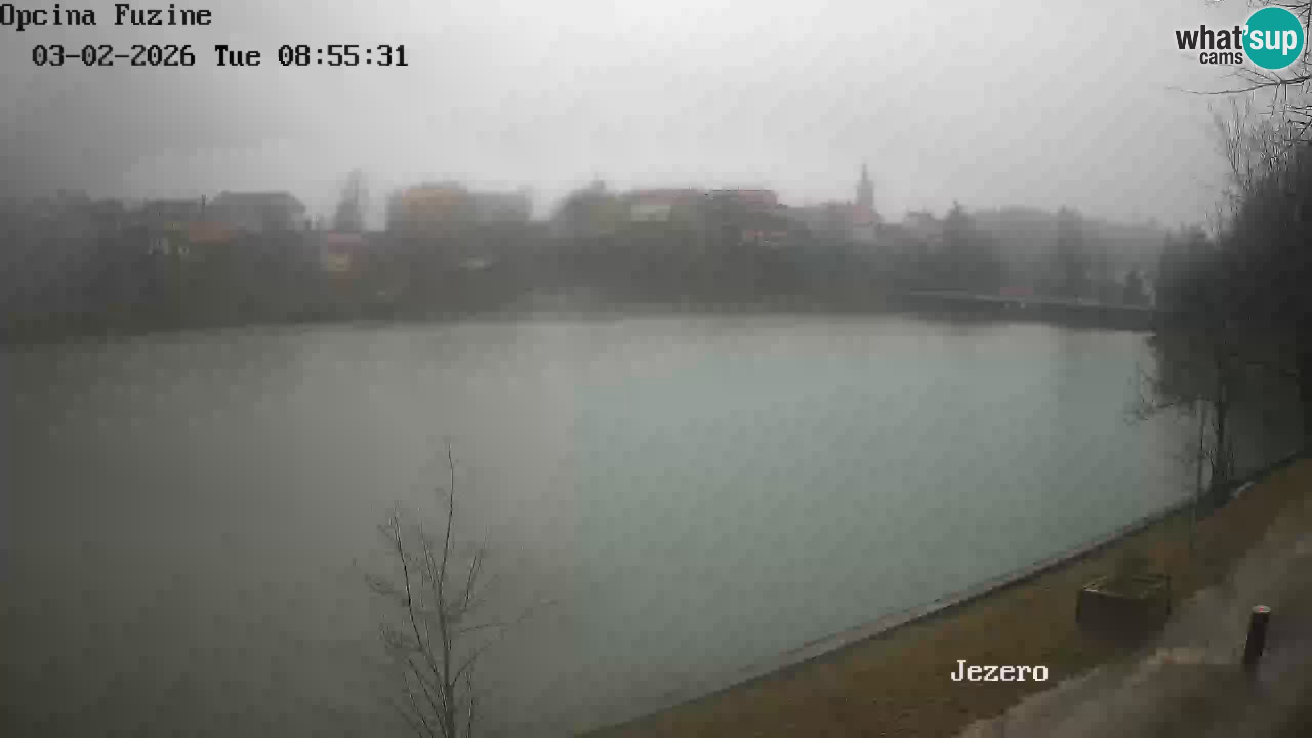 Bajersko Jezero web kamera Fužine