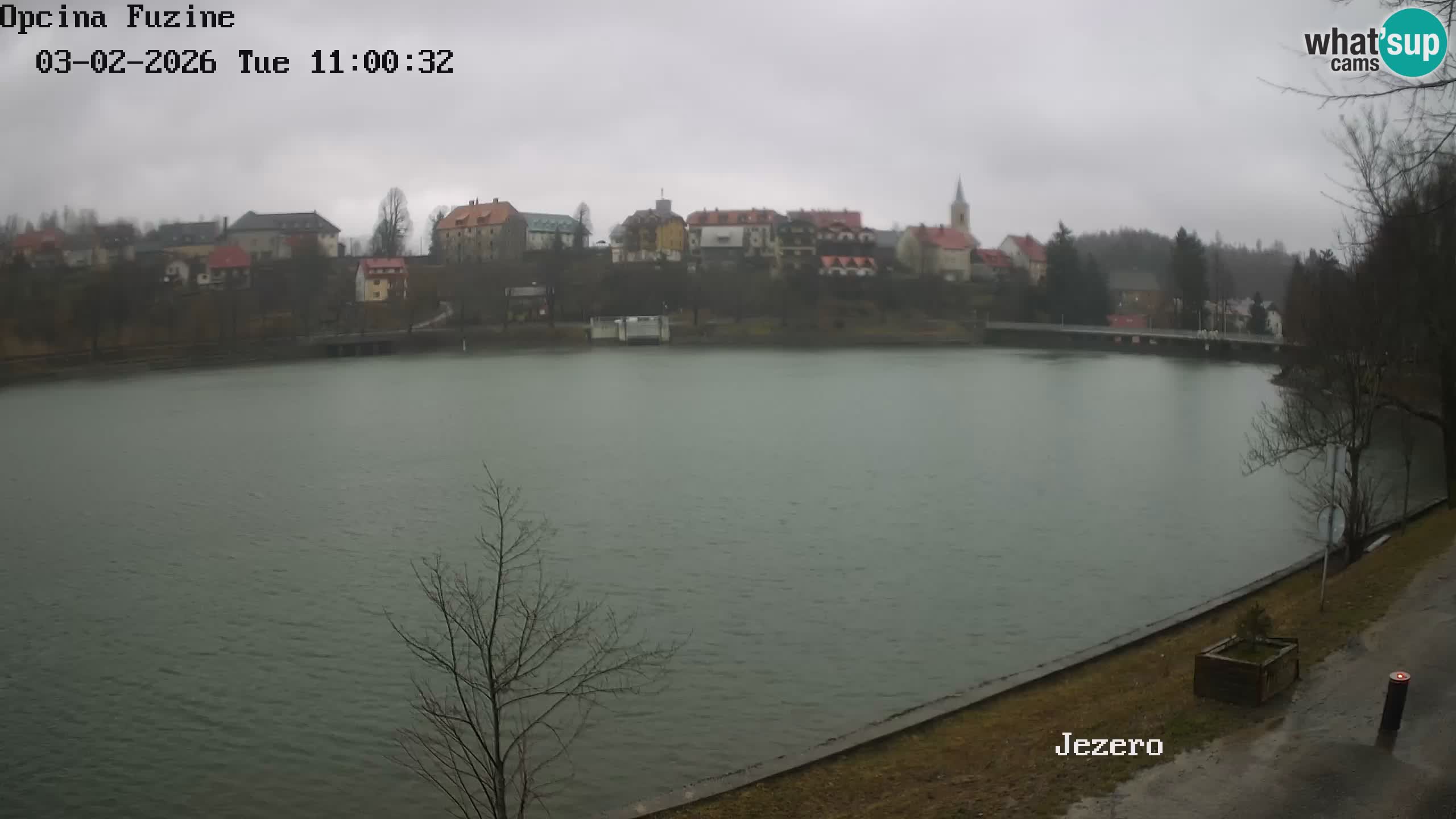 Bajersko Jezero web kamera Fužine