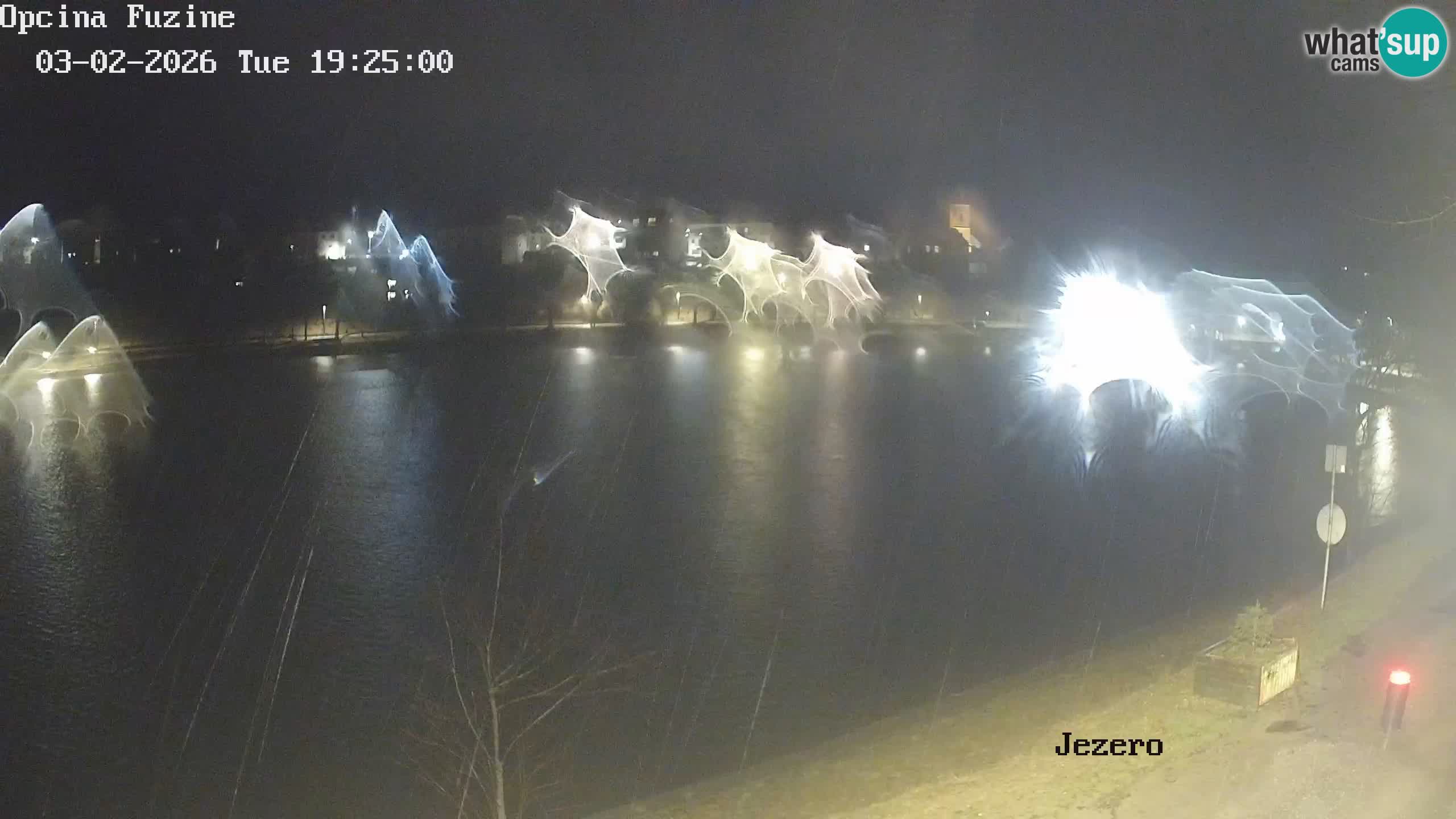 Bajersko Jezero web kamera Fužine