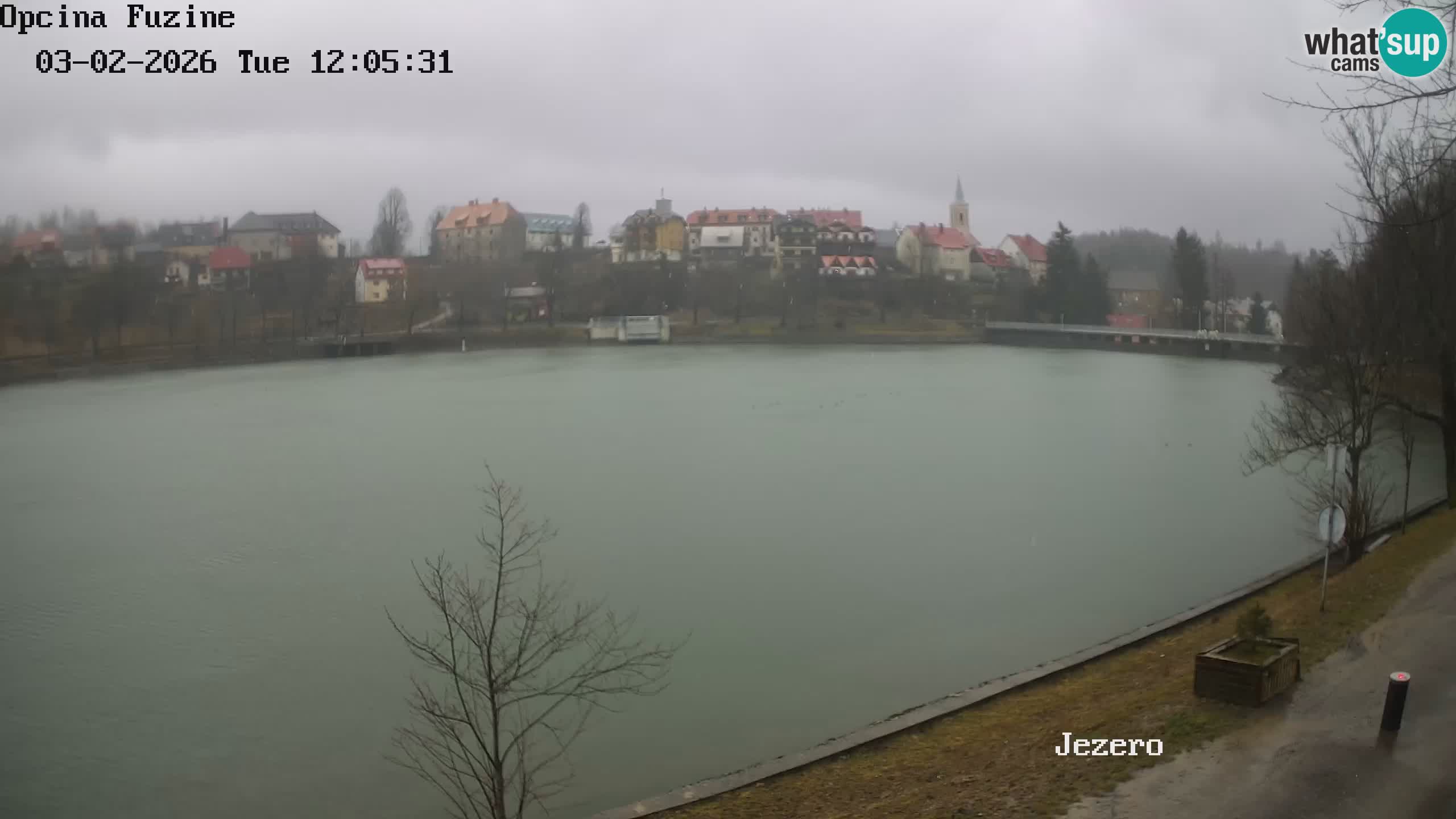 Bajersko Jezero web kamera Fužine