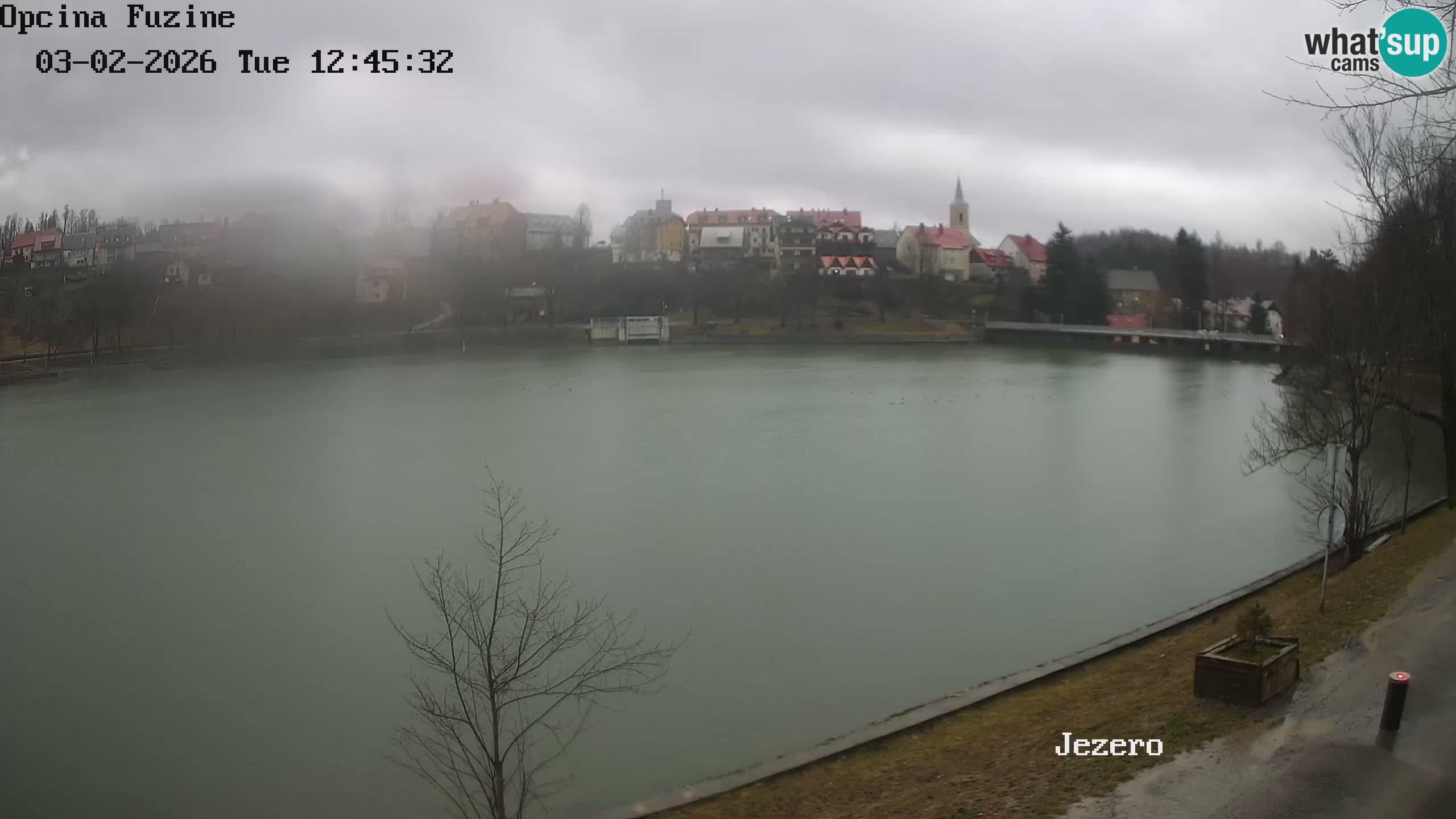 Bajersko Jezero web kamera Fužine