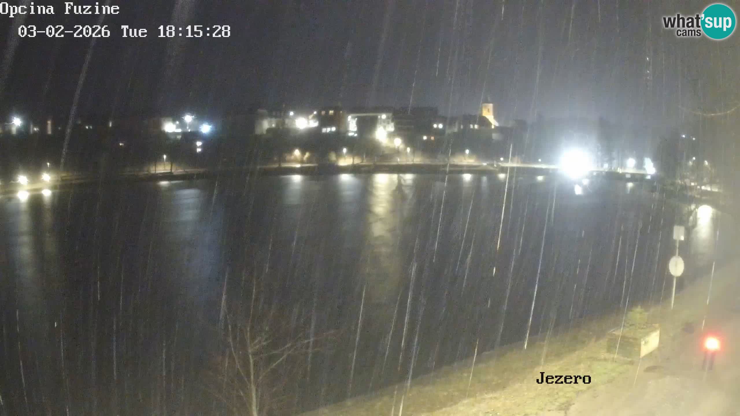 Bajersko Jezero web kamera Fužine