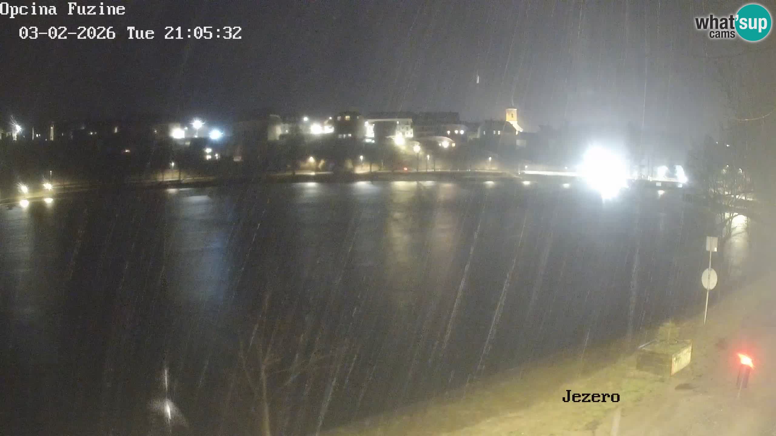 Bajersko Jezero web kamera Fužine