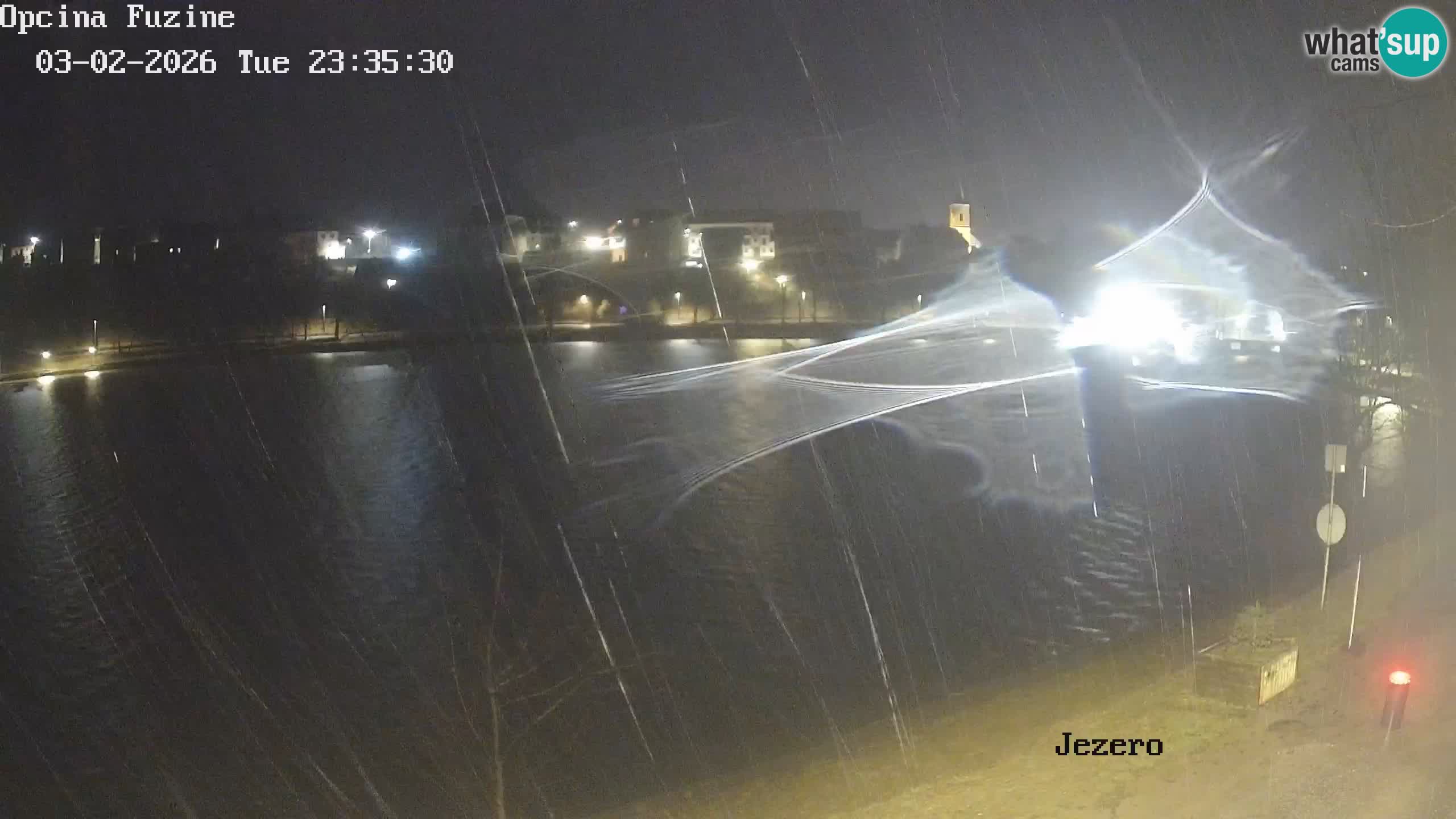 Bajersko Jezero web kamera Fužine