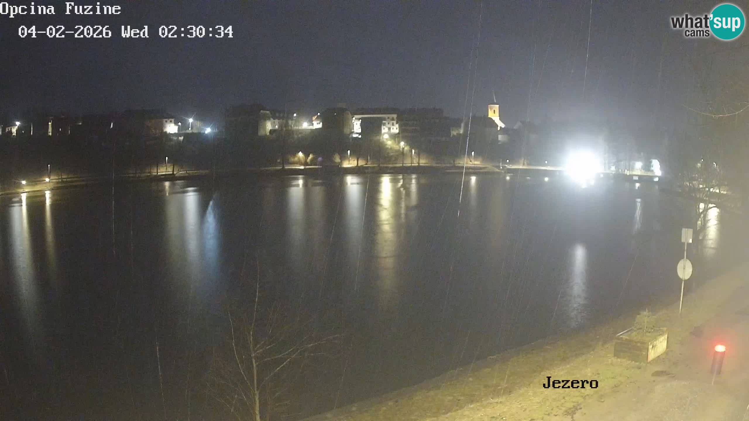 Bajersko Jezero web kamera Fužine