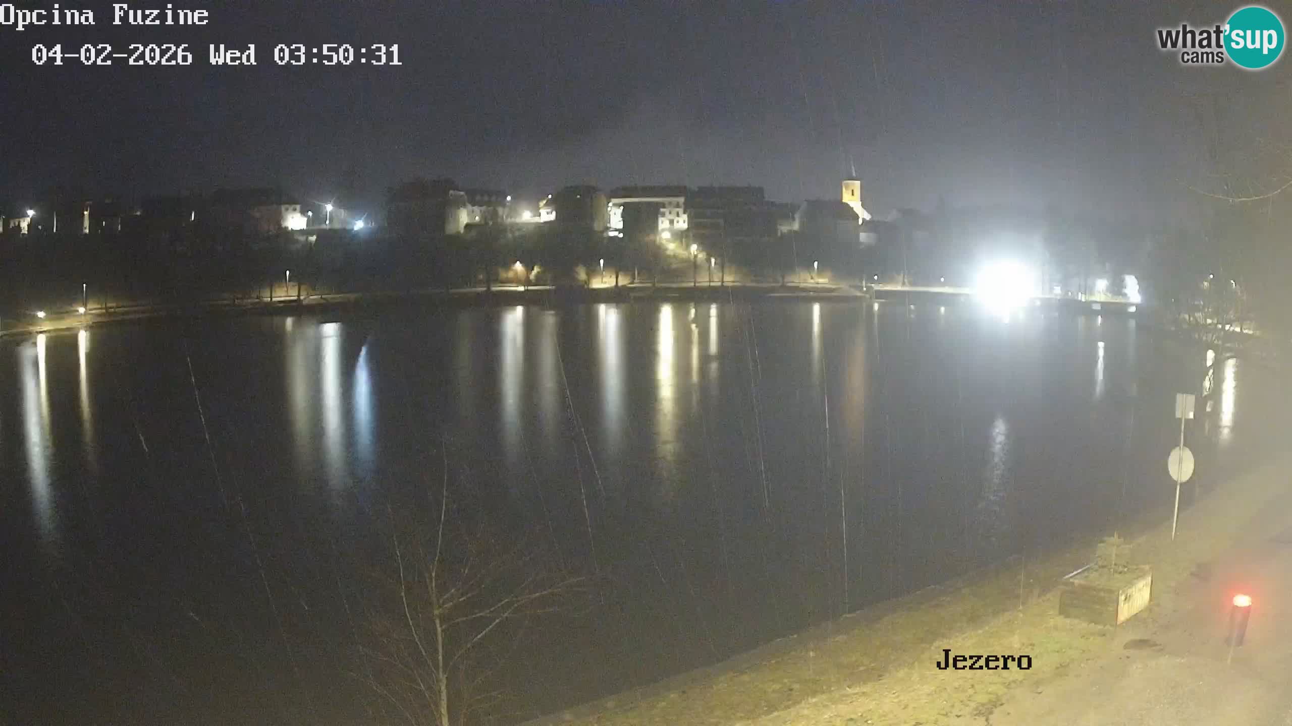 Bajersko Jezero web kamera Fužine